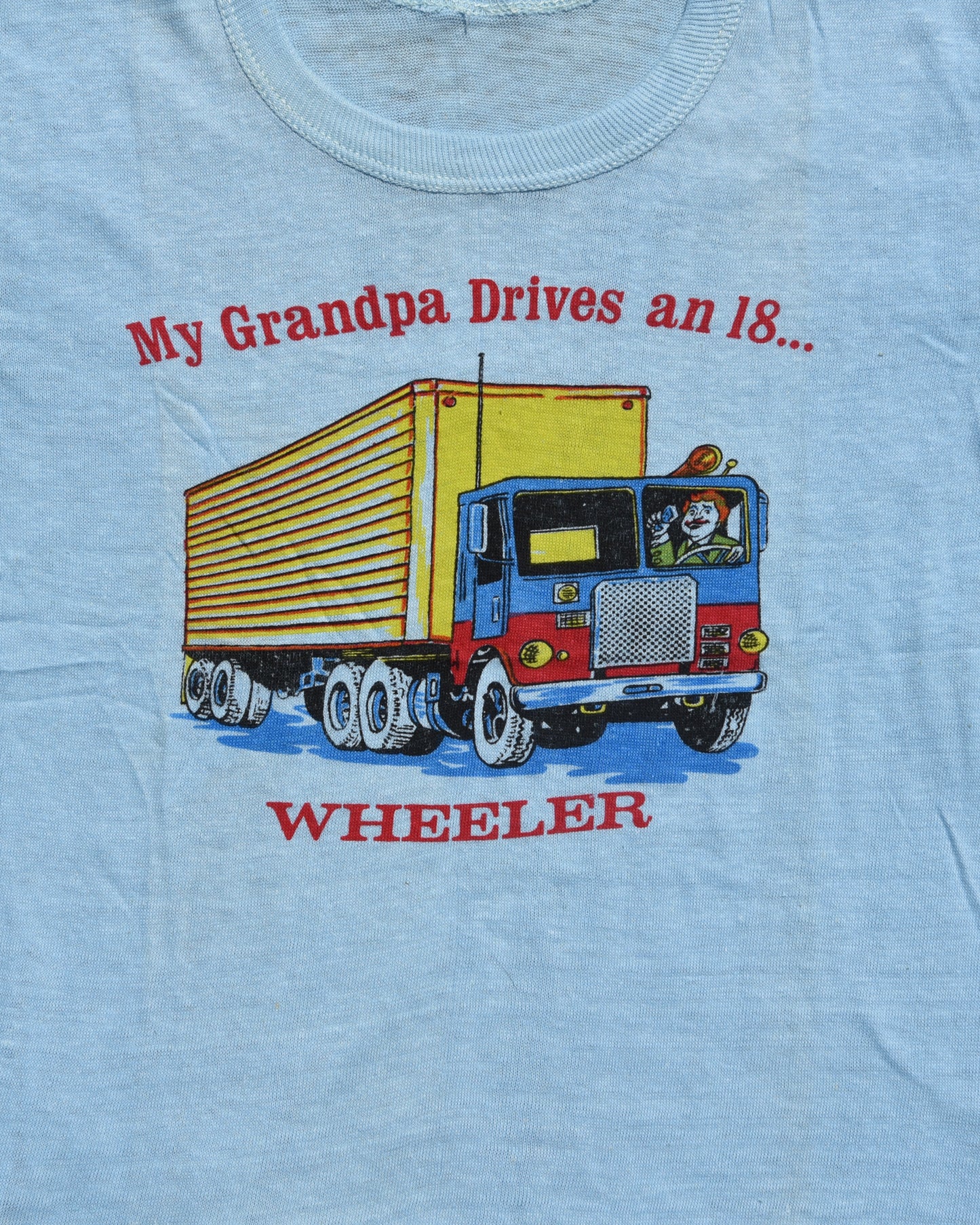 1970s My Grandpa Drives an 18 Wheeler Baby Tshirt
