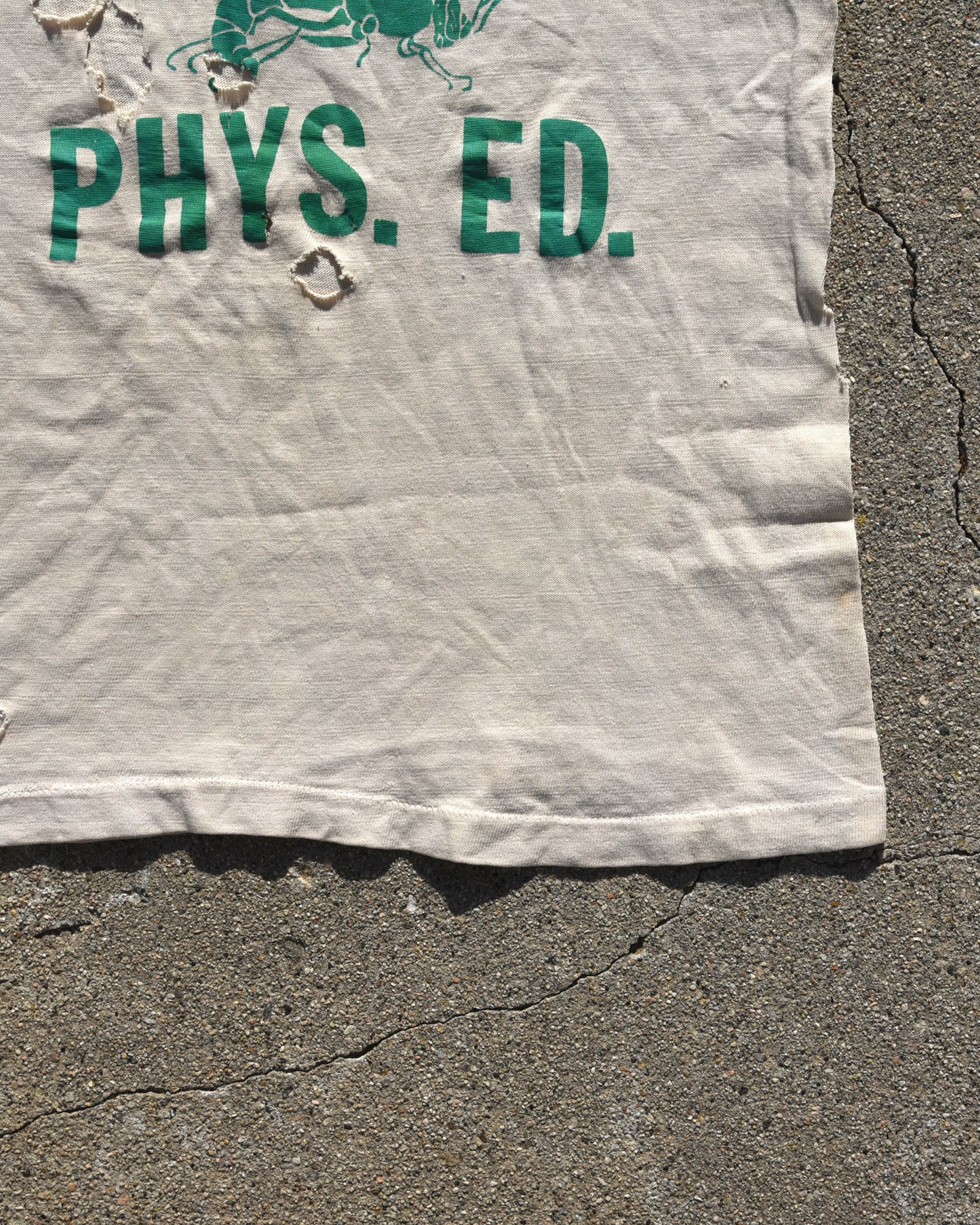 1950s Thrashed Celeste Phys Ed Tshirt