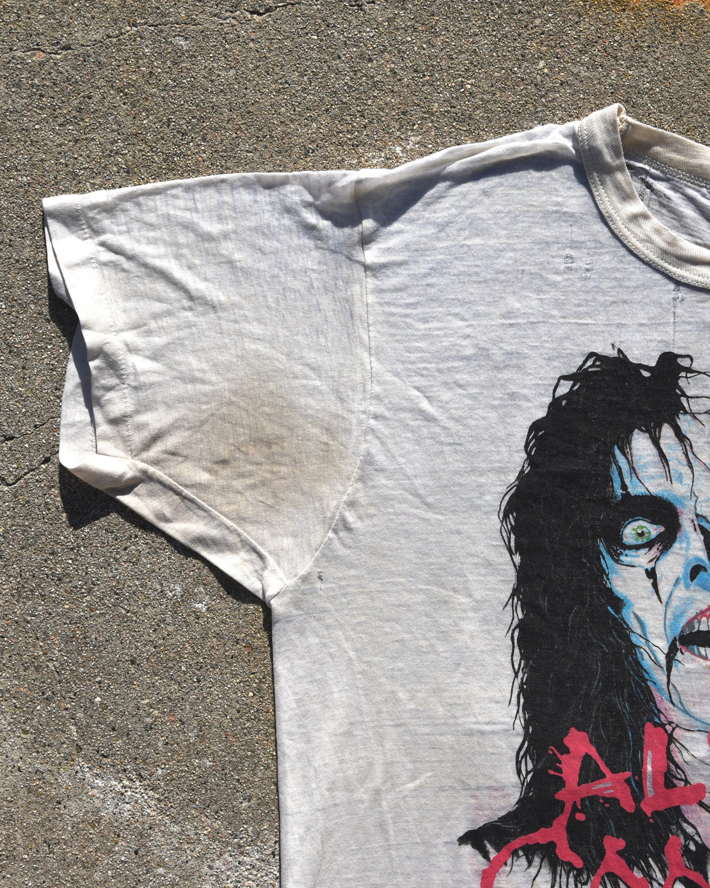 1987 Alice Cooper Raise Your Fist and Yell Tour Tshirt