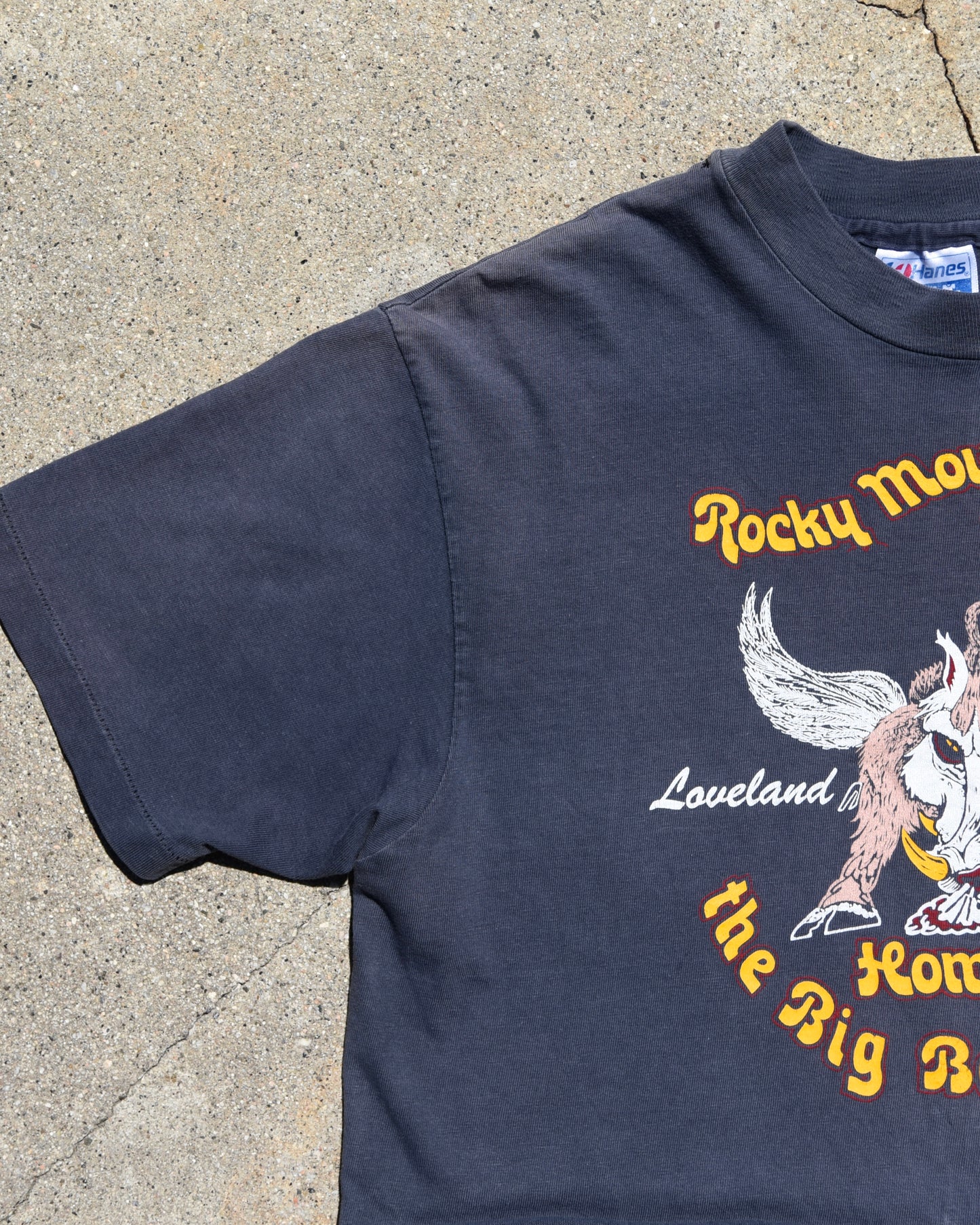 1980s Rocky Mountain Strokers Cropped Harley Davidson Tshirt
