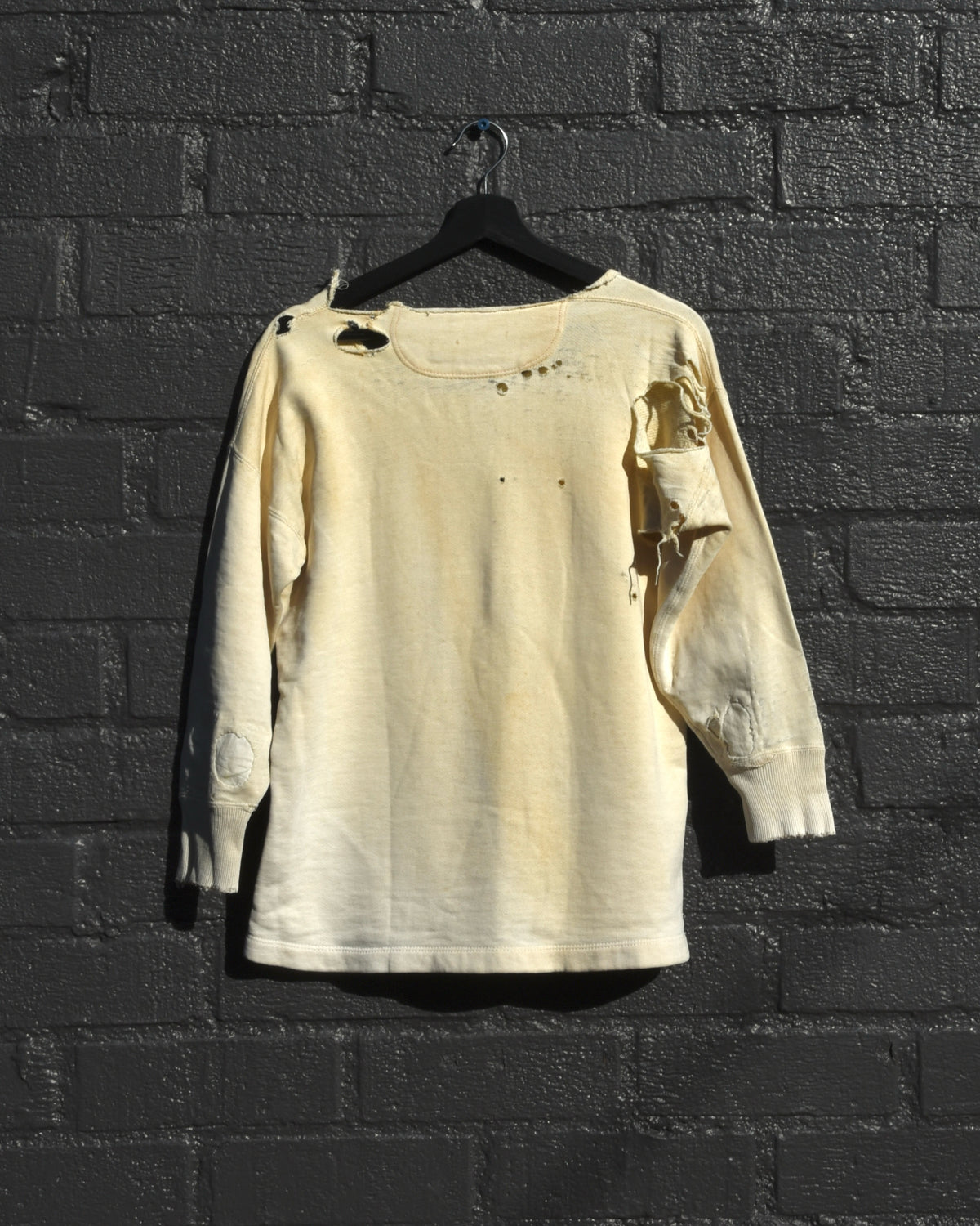 1940s Thrashed Commercial Co. Henley Shirt