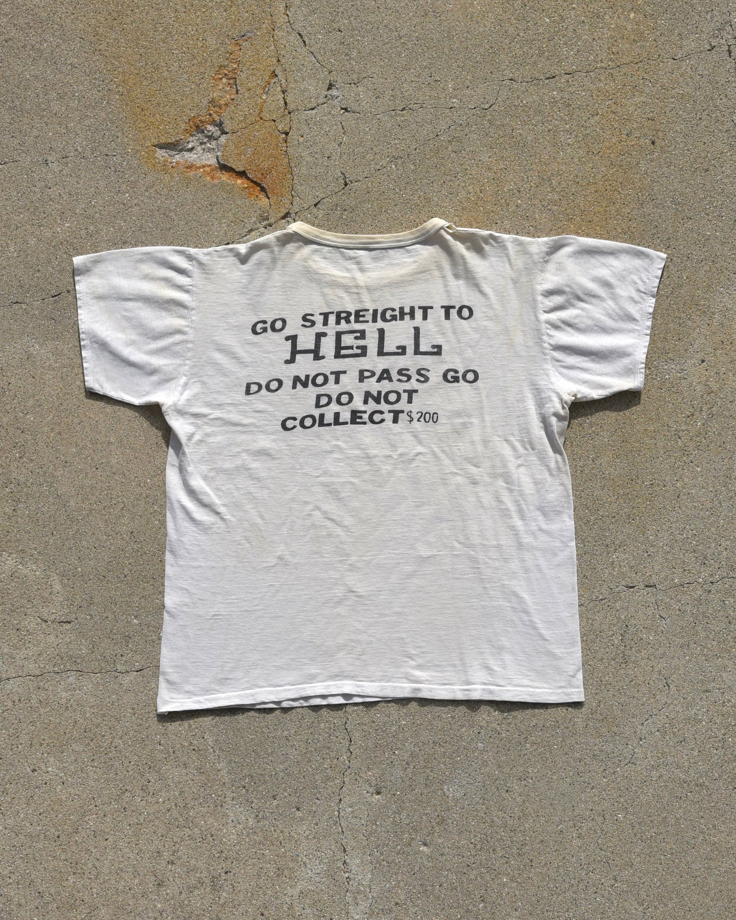 1960s Go Streight To Hell Tshirt