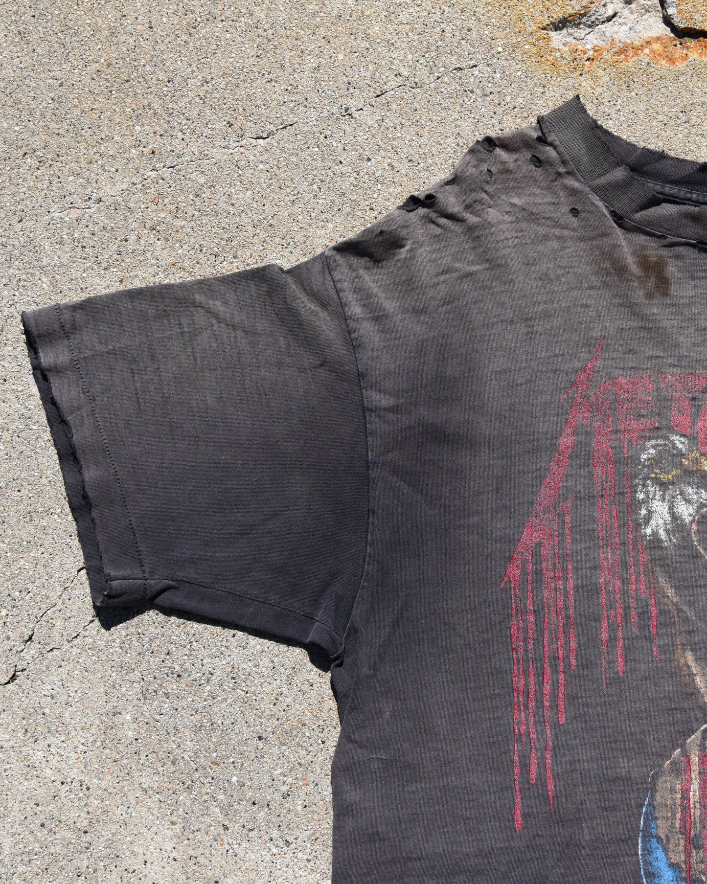 1994 Thrashed and Sun Faded Metallica Summer Tour Tshirt