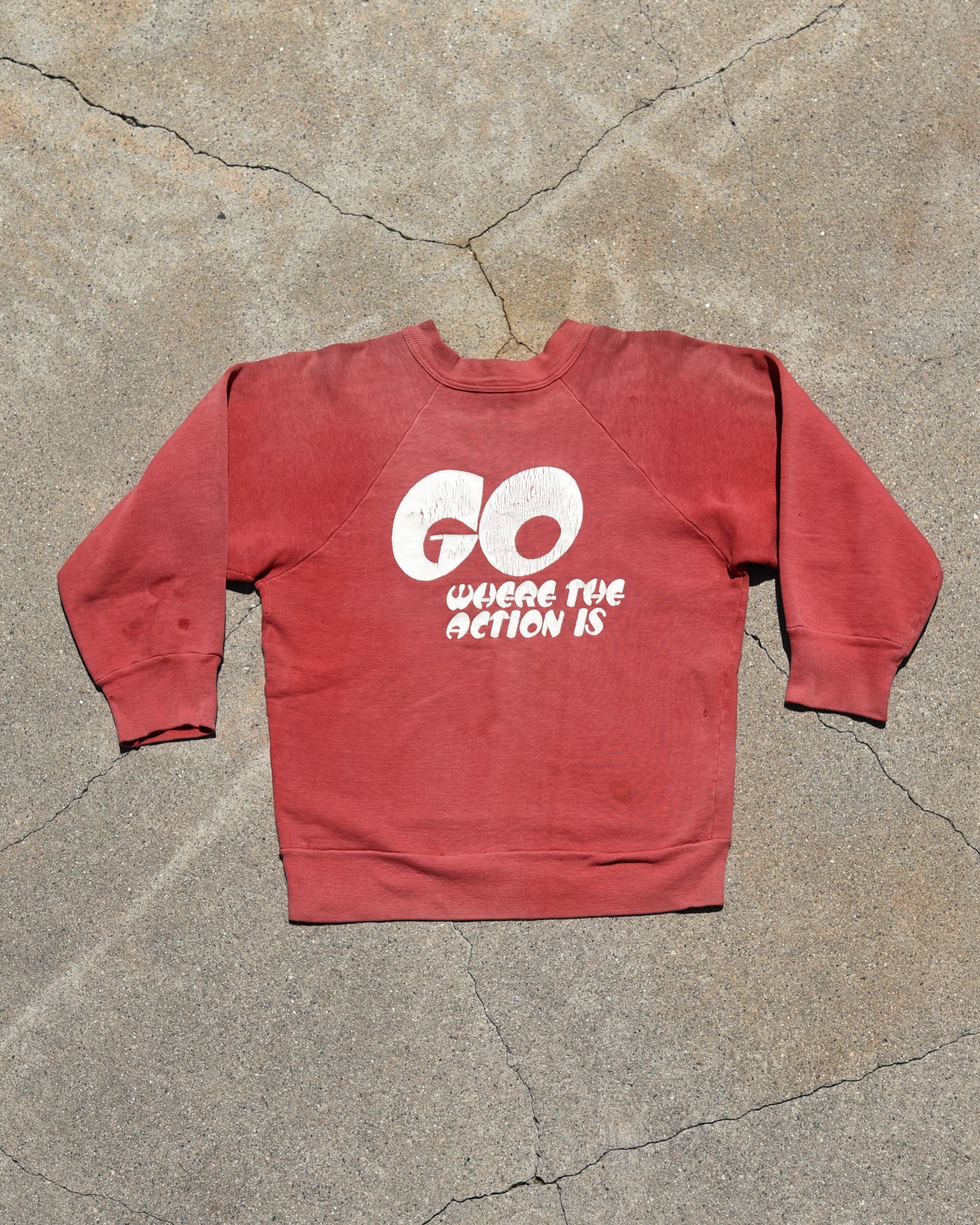 1950s Go Where The Action Is Sweatshirt