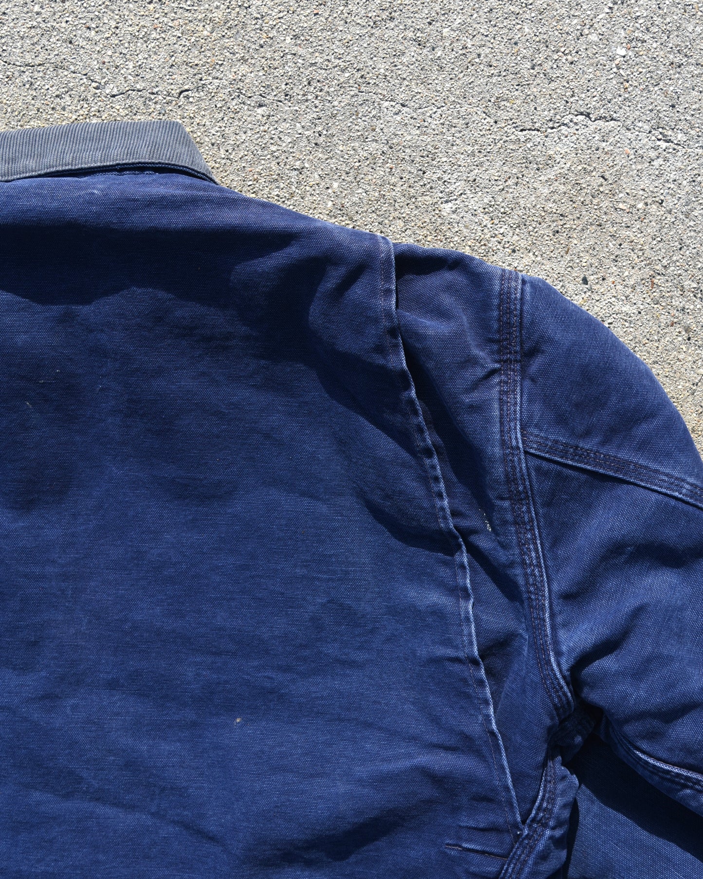 Carhartt Detroit Jacket J01 NVY Faded Navy Blue Size Large Mens