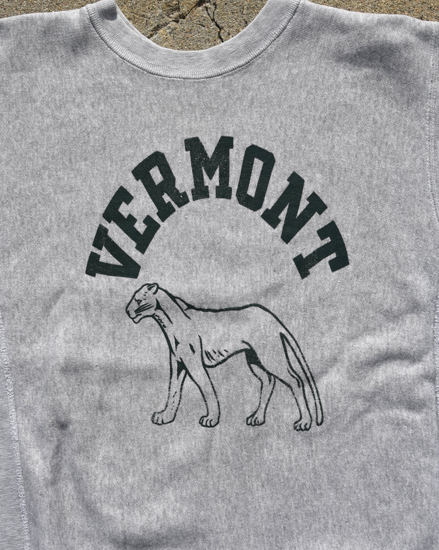 1960s Champion Reverse Weave “Expansion Gusset” Vermont Sweatshirt