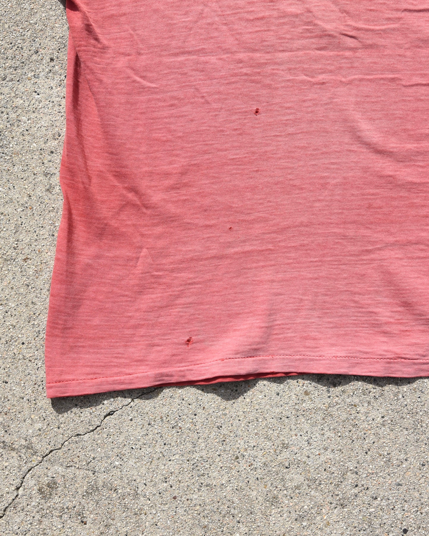 1960s Thrashed and Sun Faded Champion Mapleton PE Tshirt