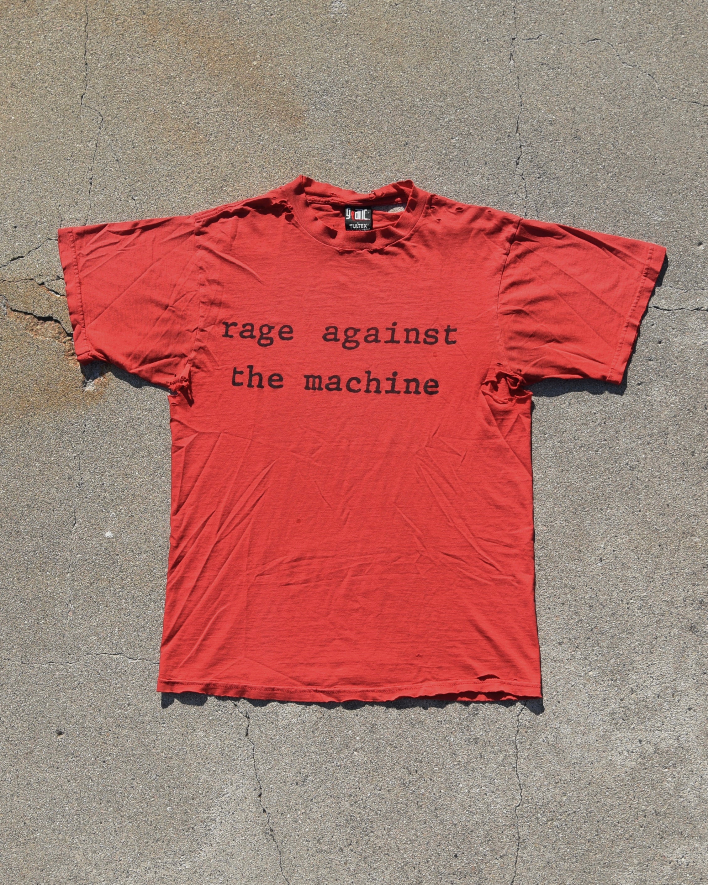 1996 Rage Against the Machine Molotov Cocktail Tshirt – thrashed archives