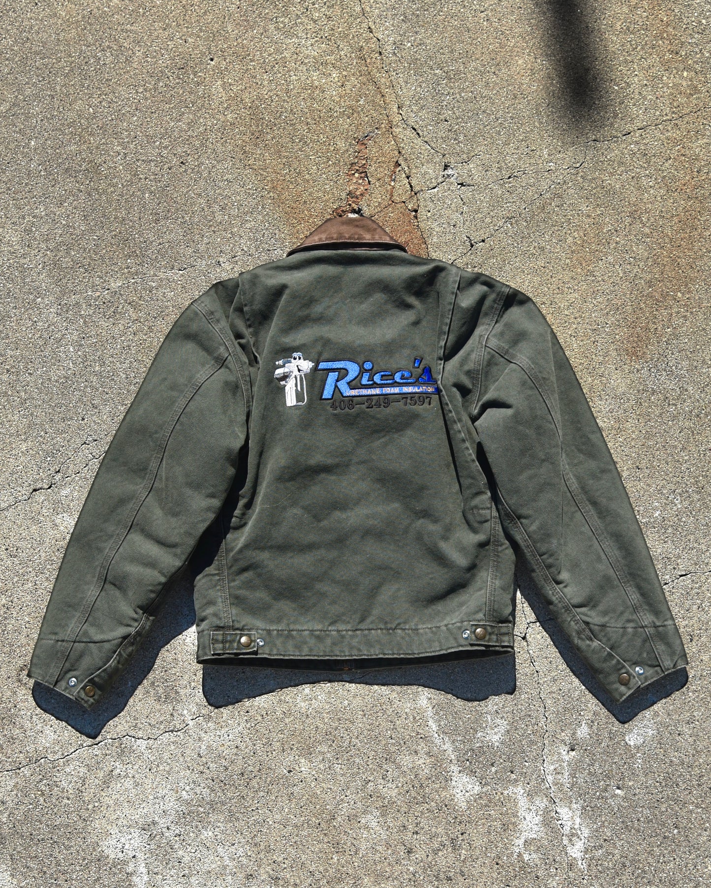 Carhartt J97 MOS Moss Green Detroit Jacket - Small