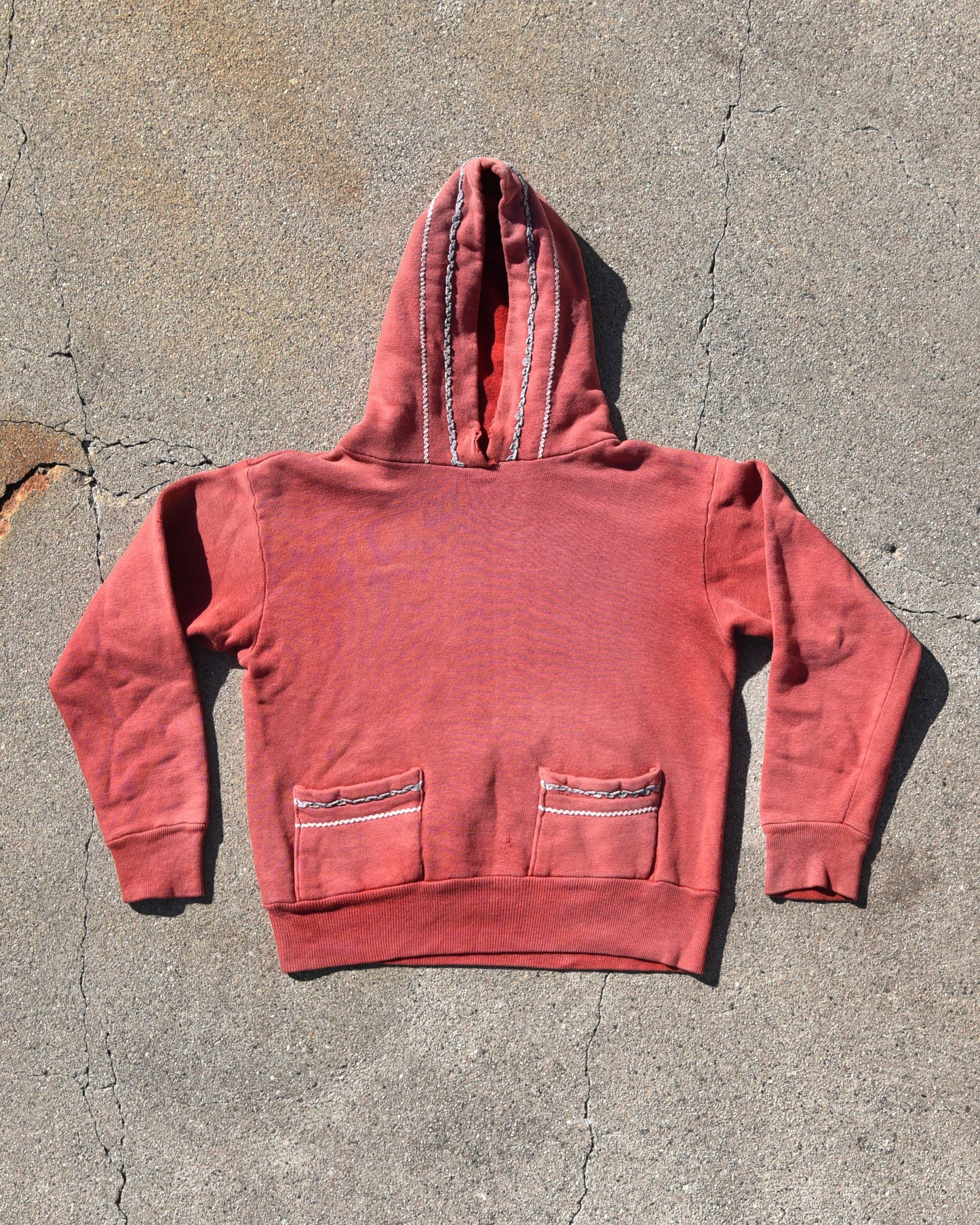 1950s Sun Faded Split Pocket Hoodie