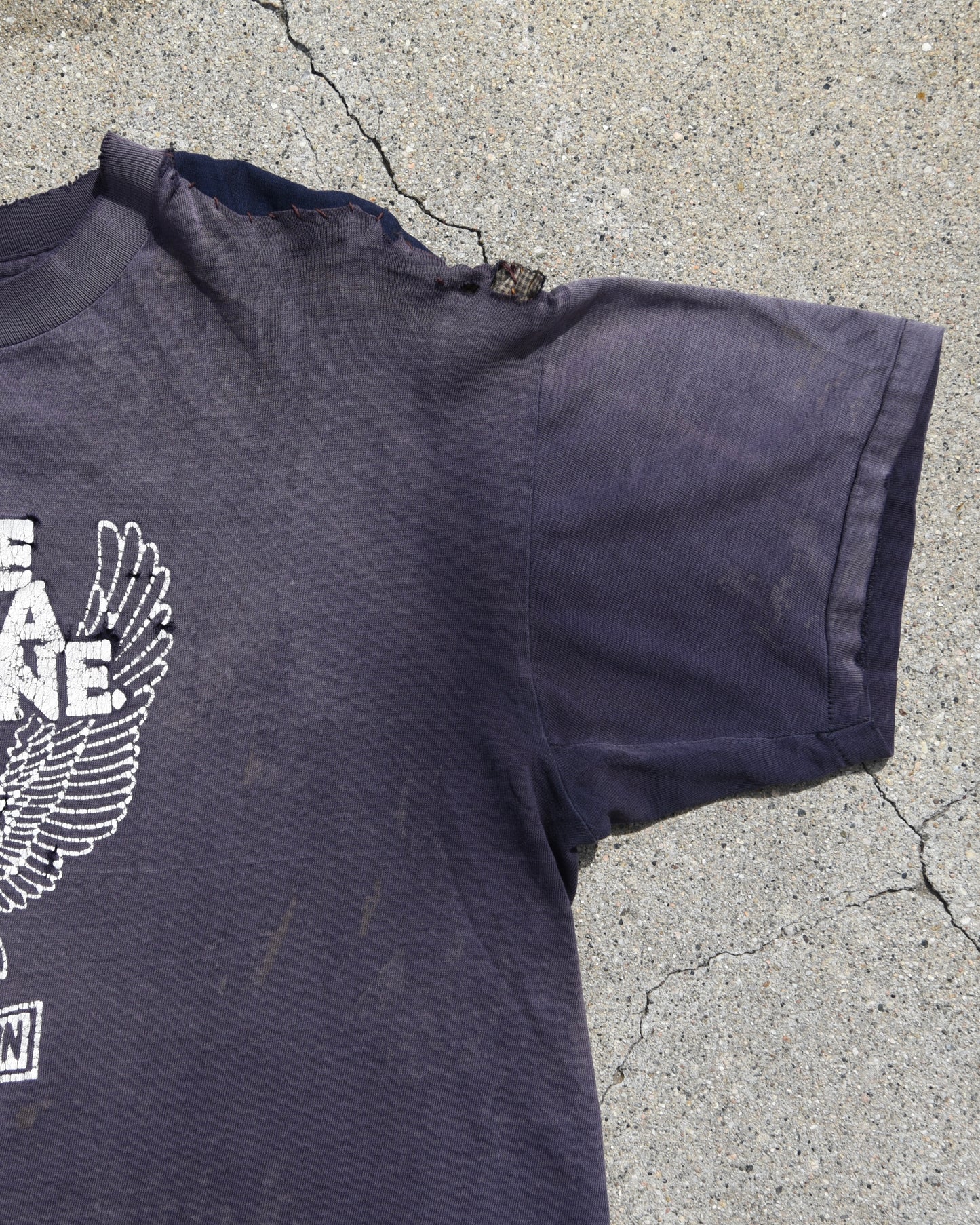 1970s Faded and Repaired Harley Davidson More Than A Machine Tshirt