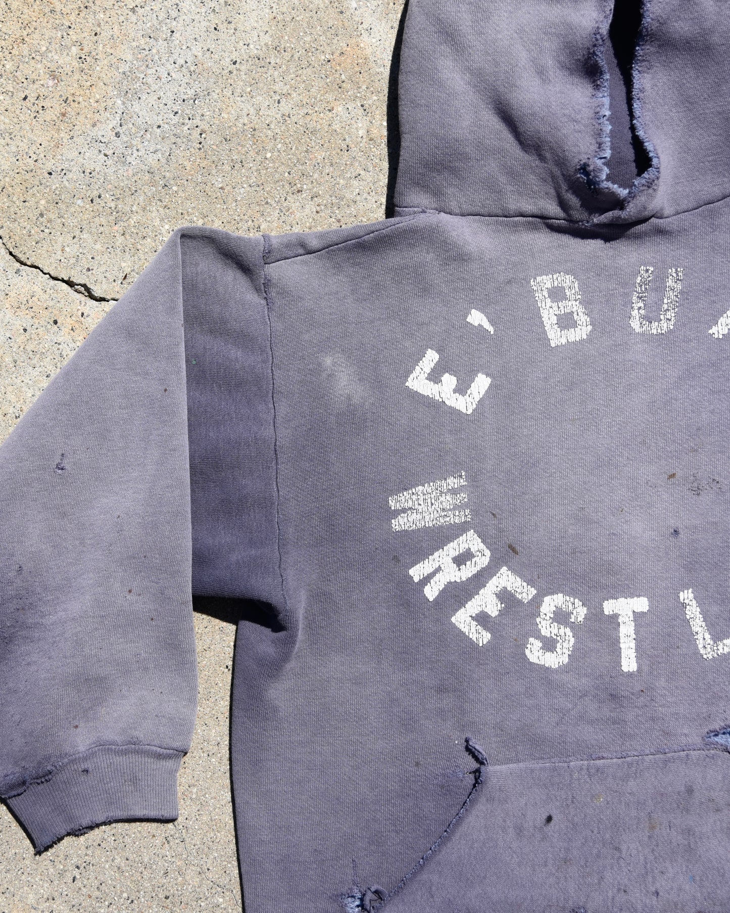 1960s Sun Faded E’burg Wrestling Hoodie