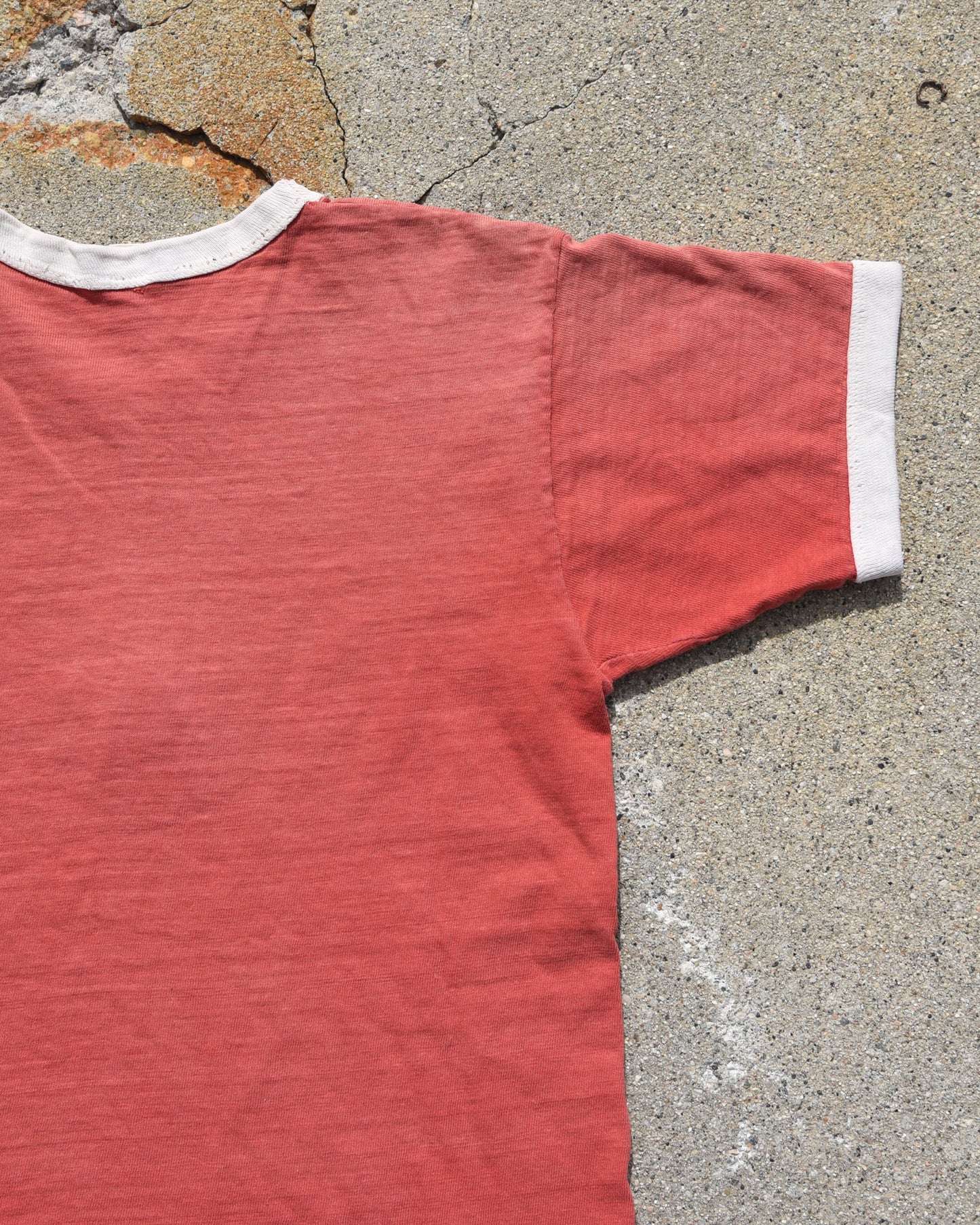1950s Sun Faded Star Ringer Tshirt