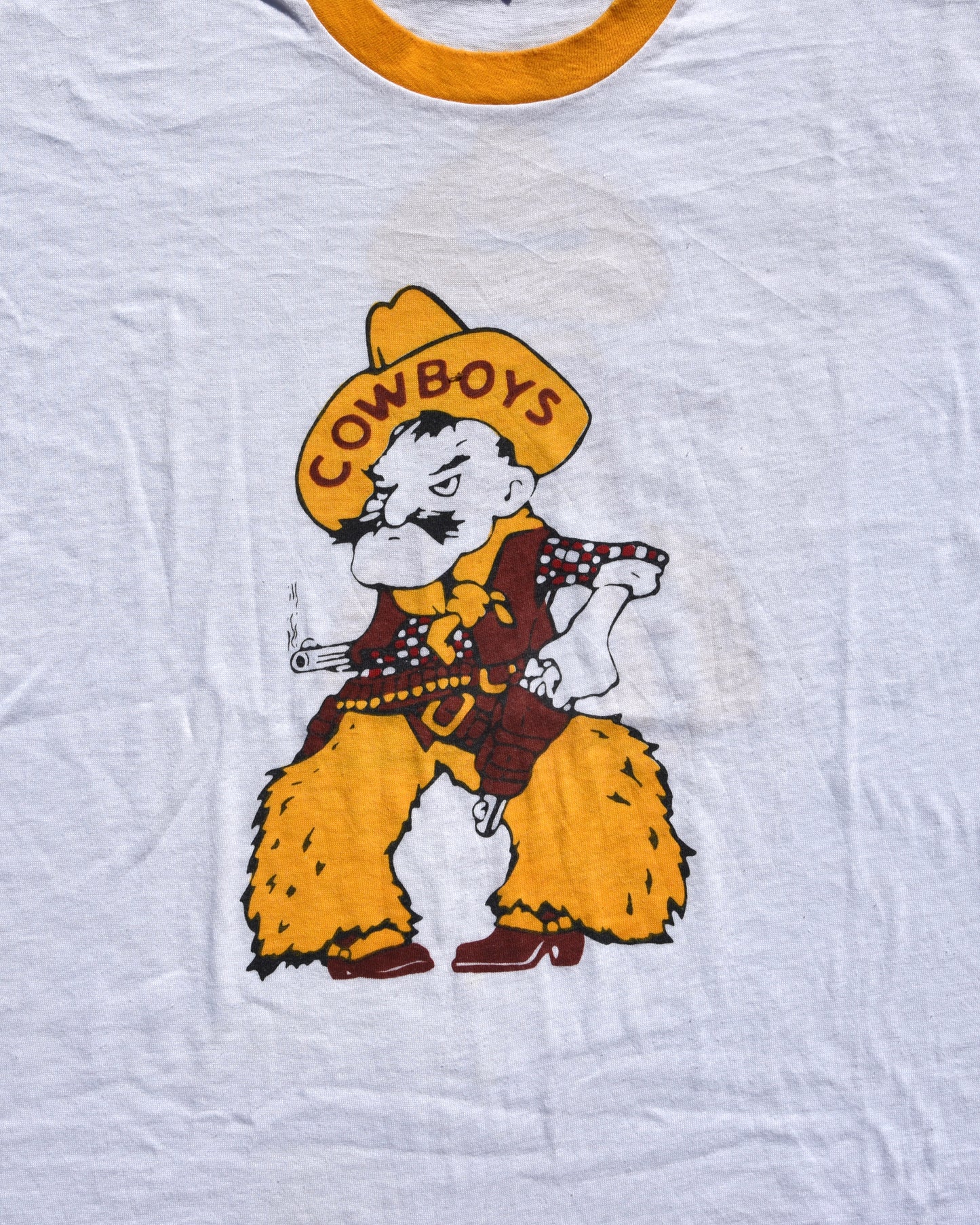 1970s Cowboy Ringer Tshirt
