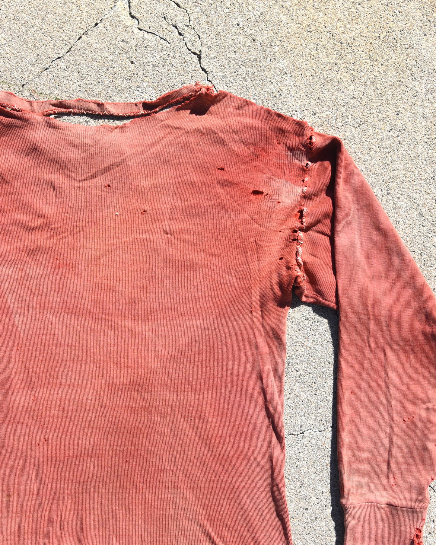 1950s Thrashed and Faded Long Sleeve Tshirt