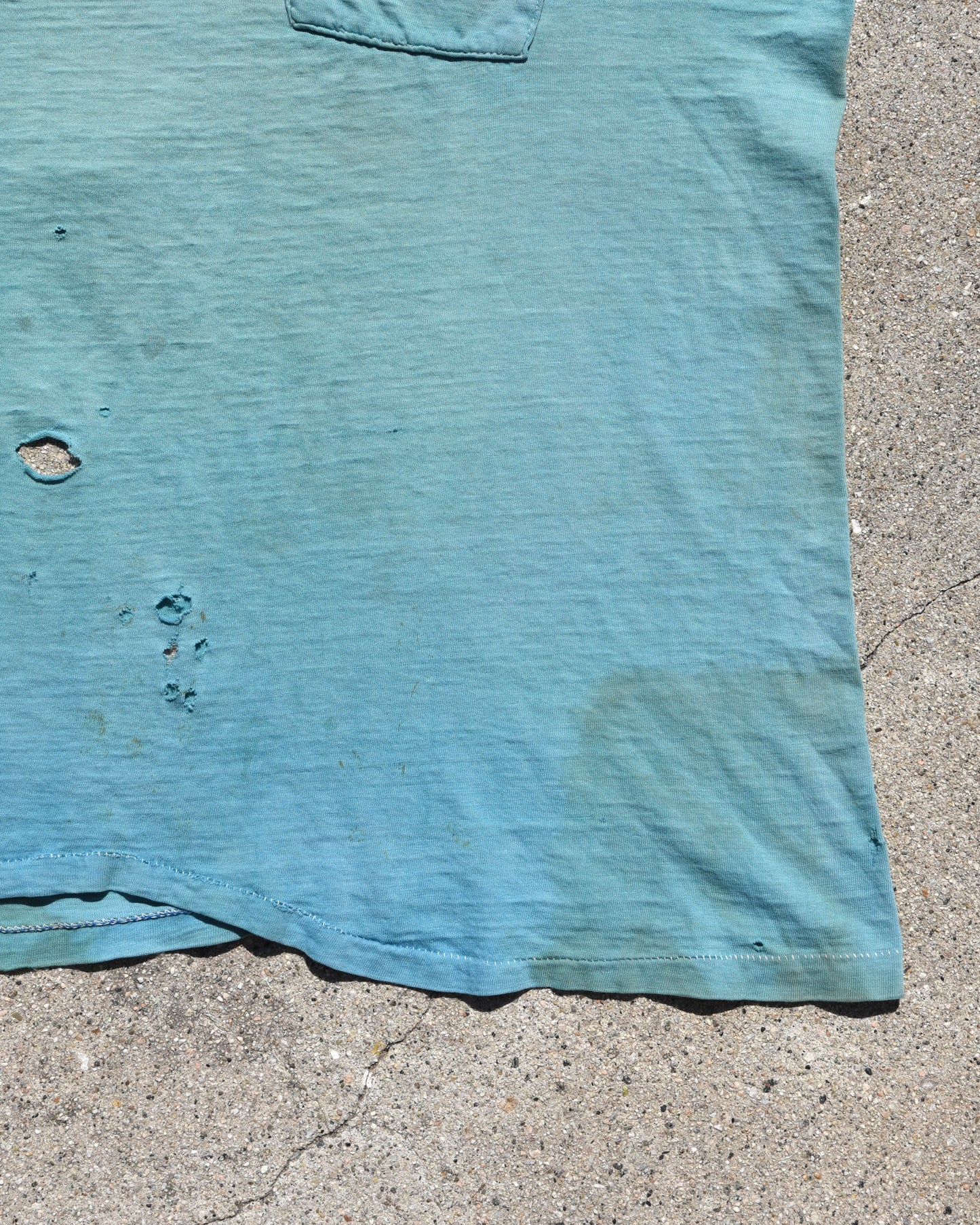 1960s Thrashed and Faded Pocket Tshirt