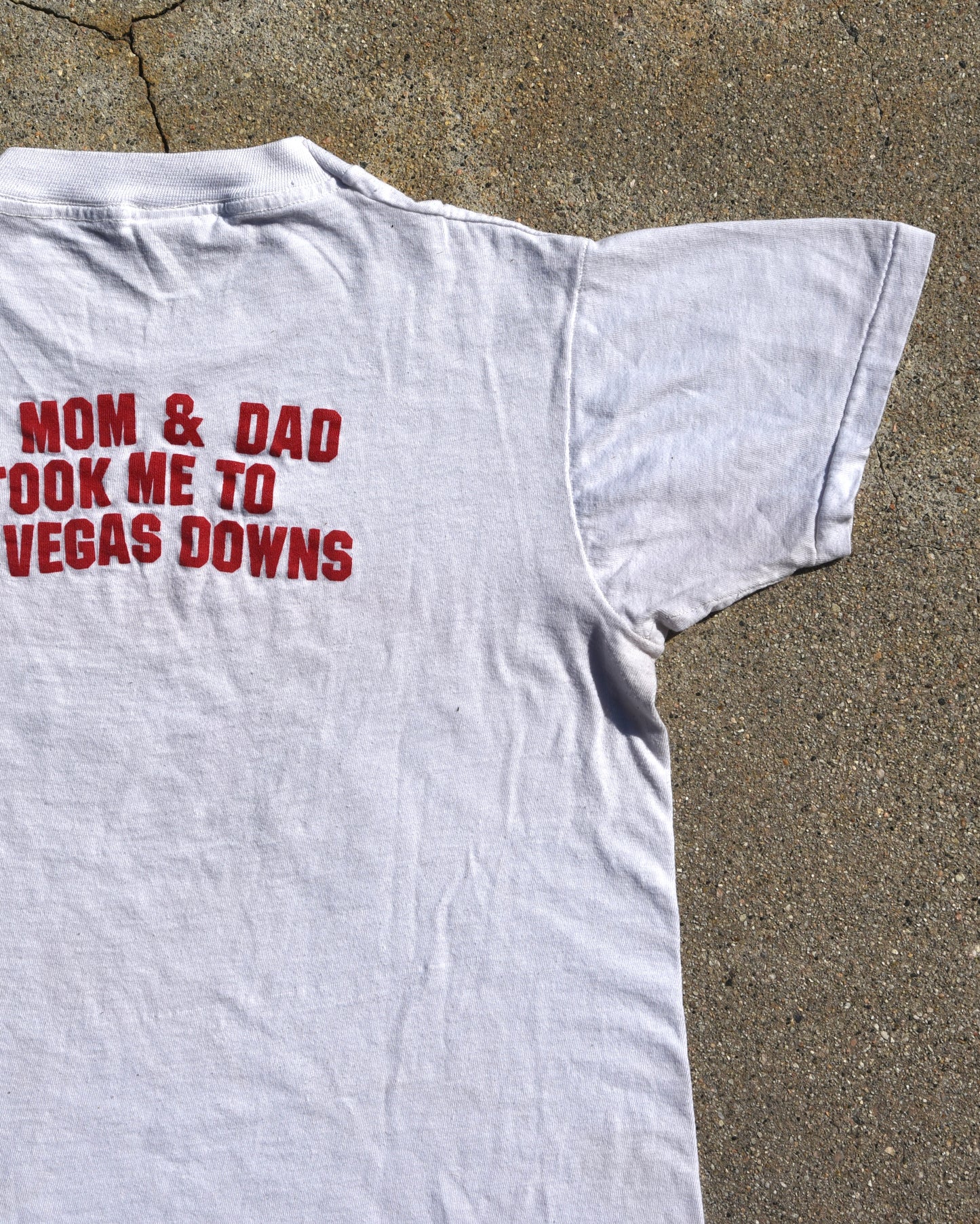 1970s My Mom & Dad Took Me To Las Vegas Downs Femme Tshirt
