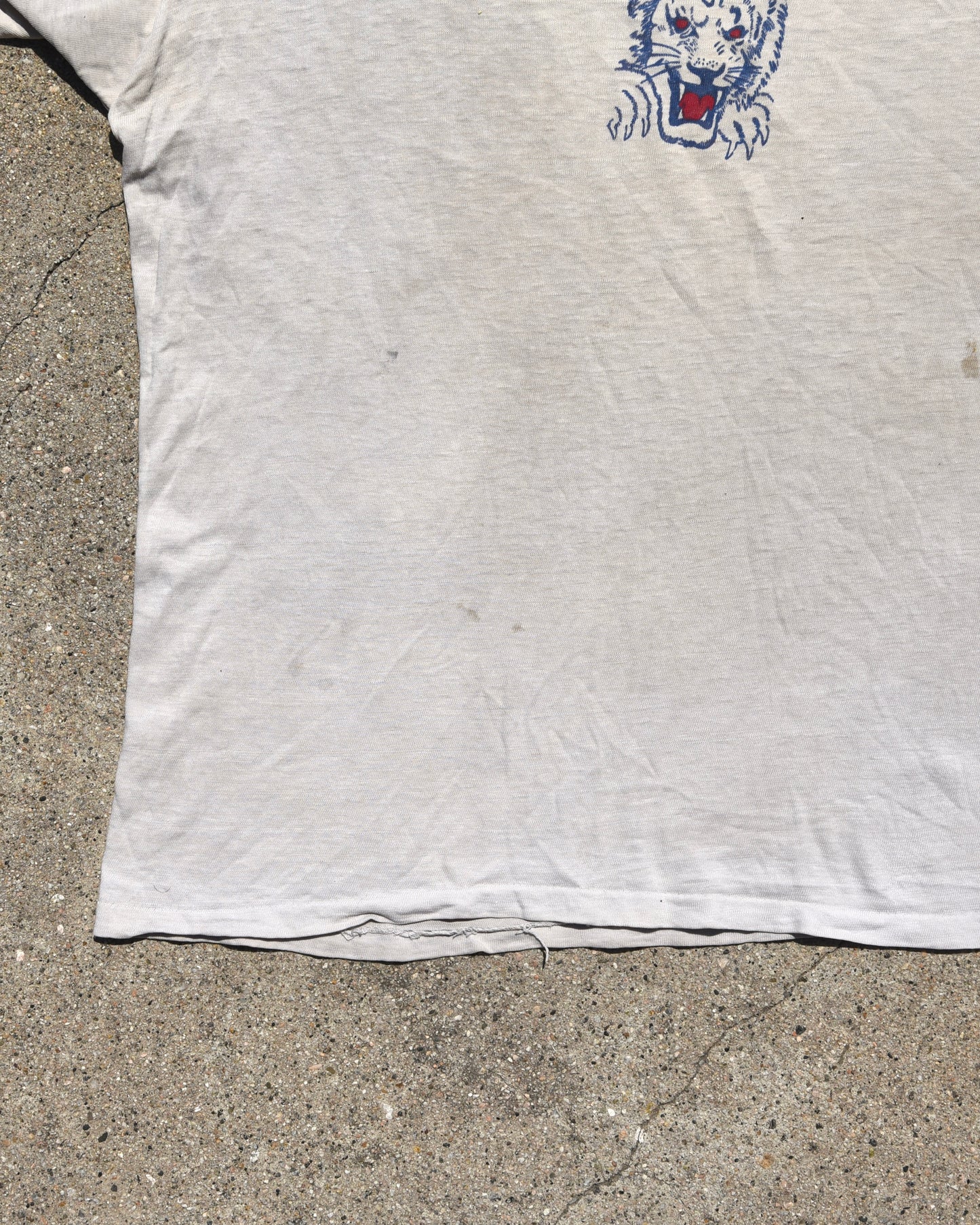 1950s Lion Grrr Stencil Tshirt