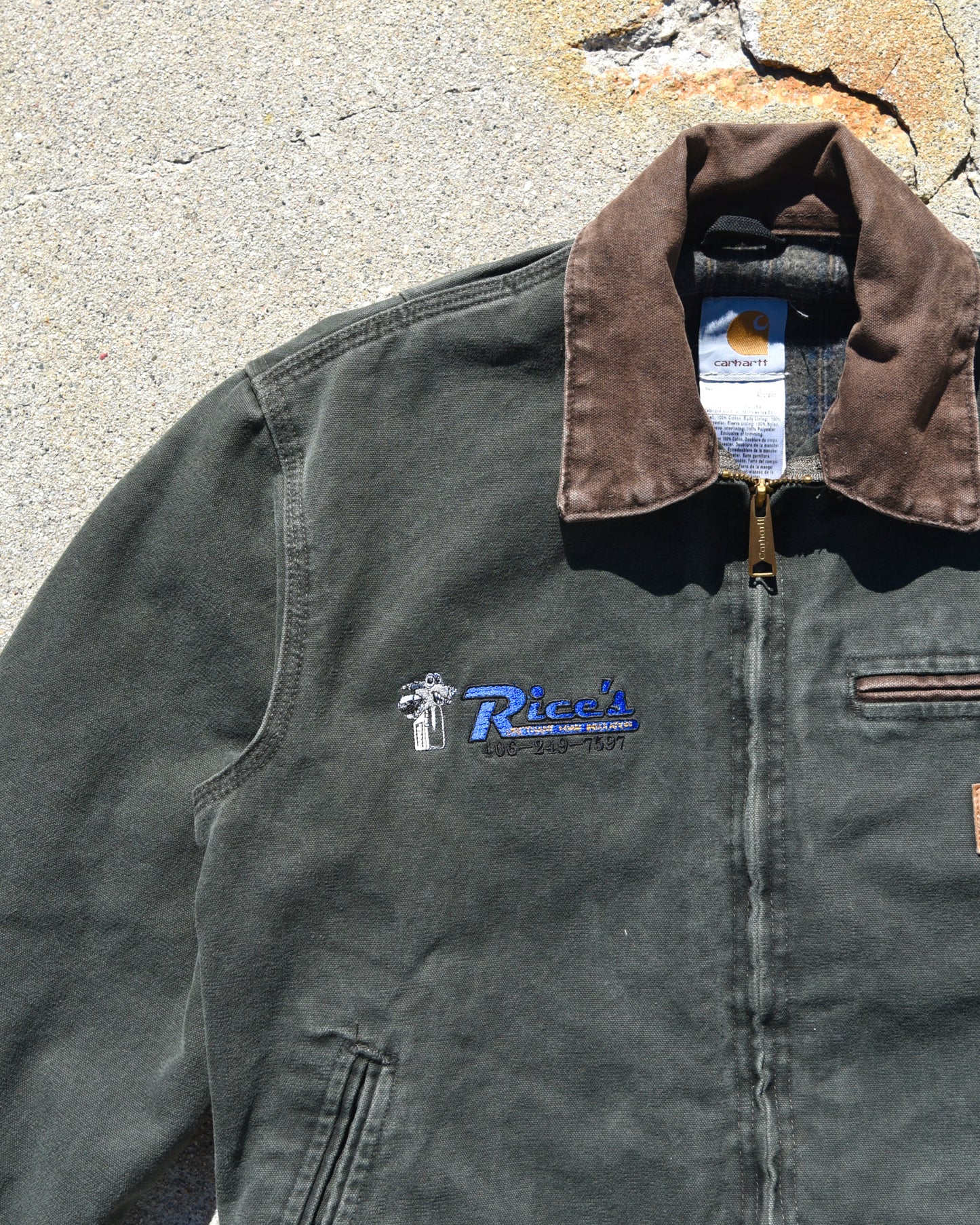 Carhartt J97 MOS Moss Green Detroit Jacket - Small
