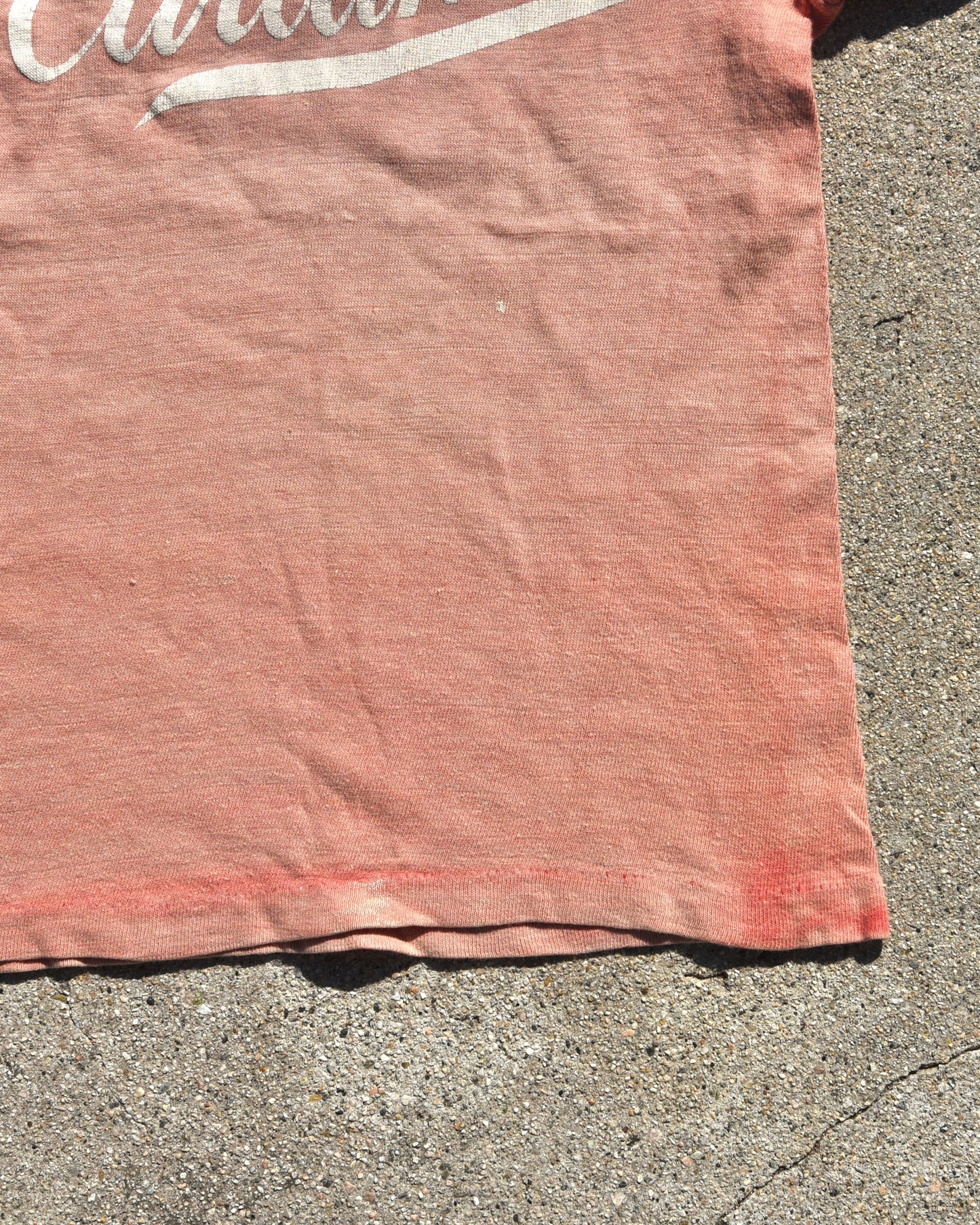 1950s Sun Faded Cardinals #7 Femme Tshirt