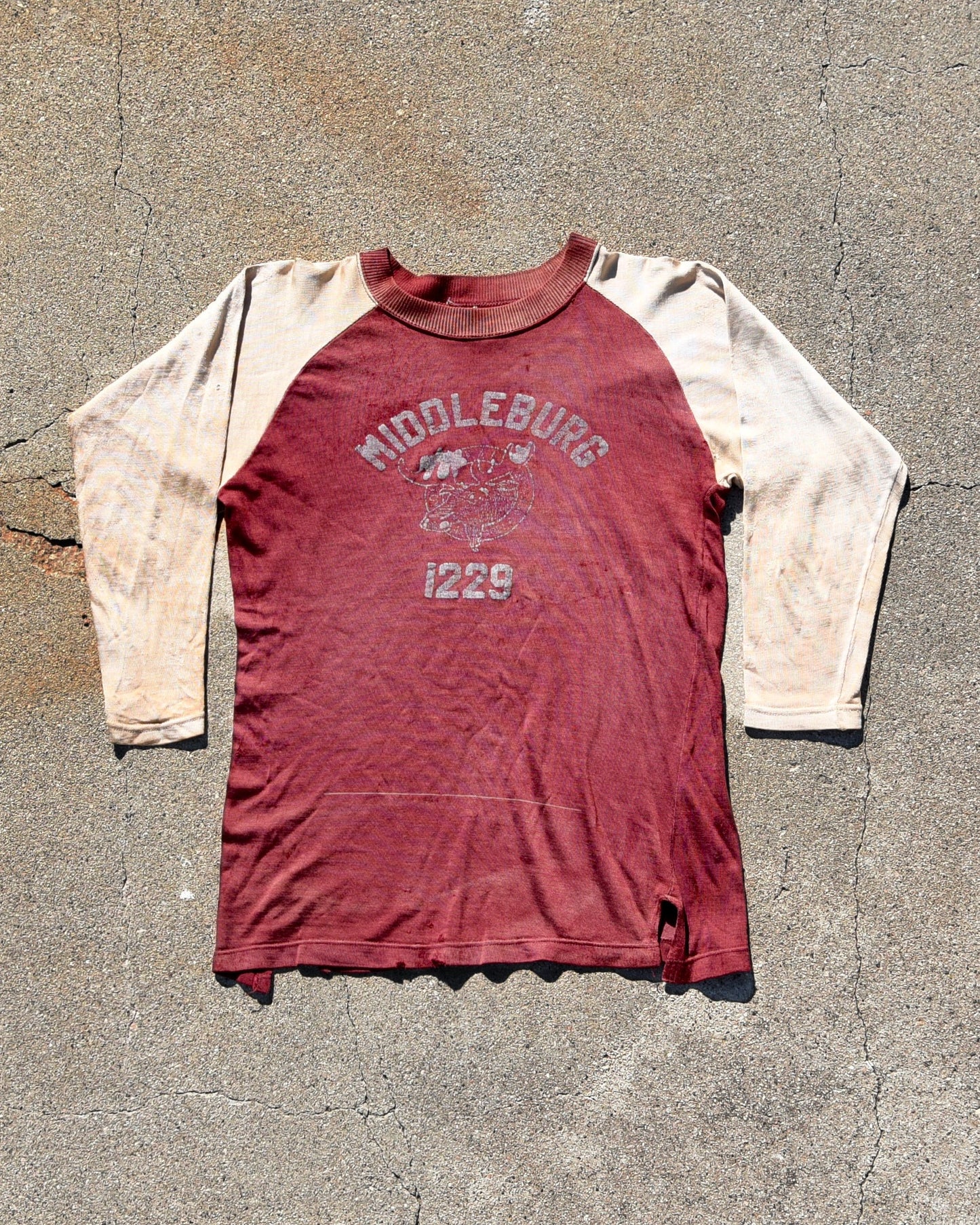 1940s Durene Middleburg 1229 Jersey Faded