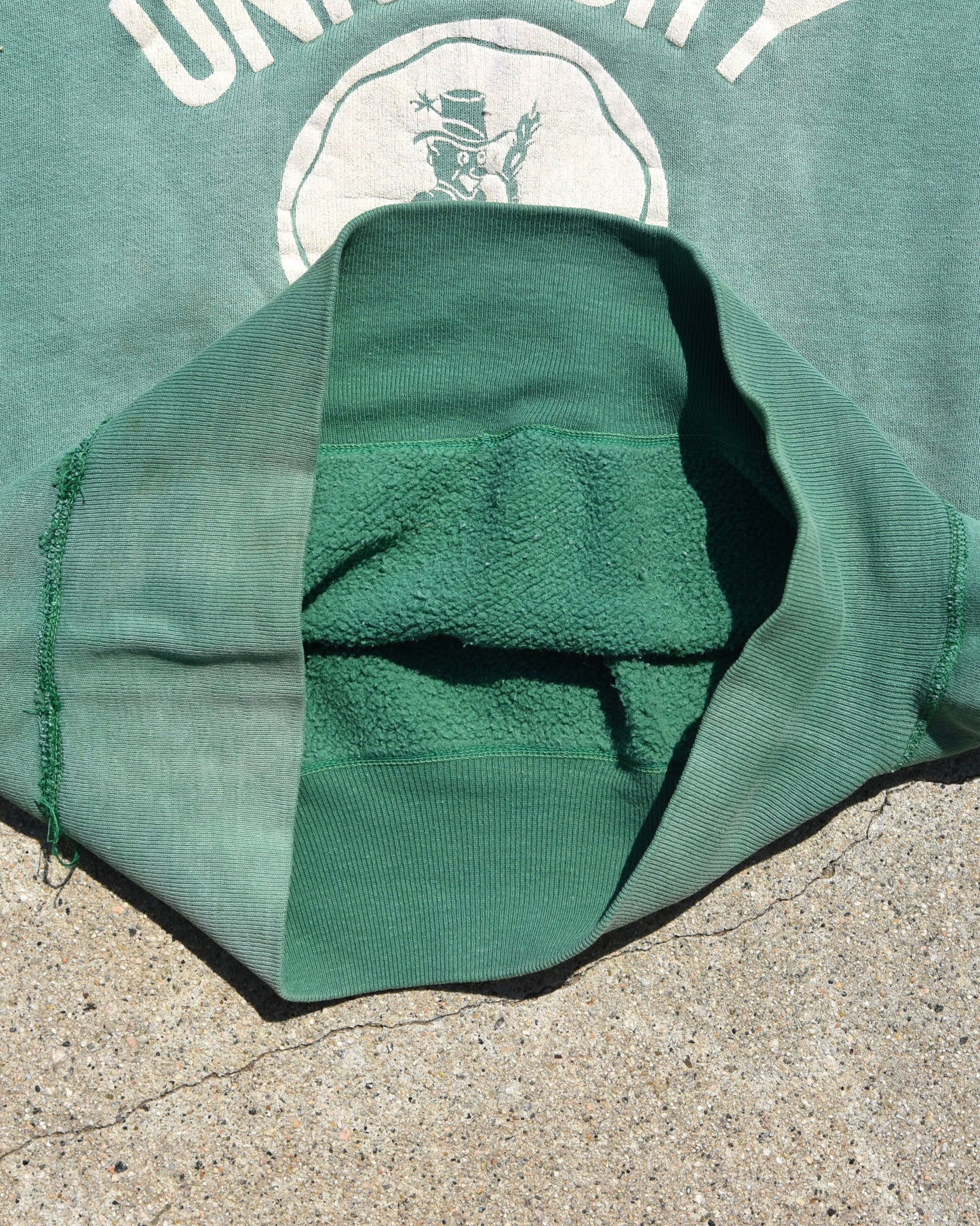 1950s Sun Faded University of Ireland Single V Sweatshirt