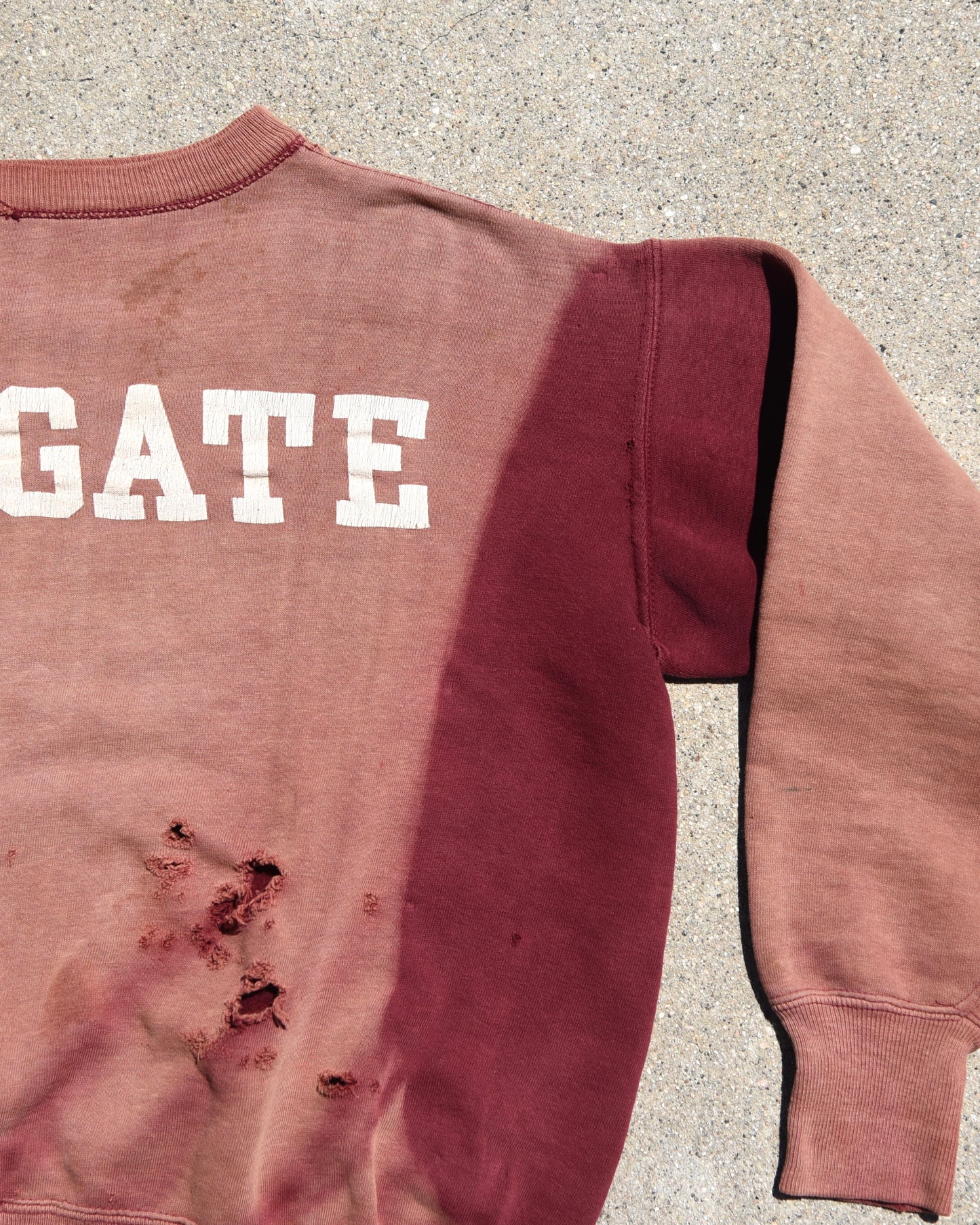 1950s Sun Faded Colgate University Sweatshirt