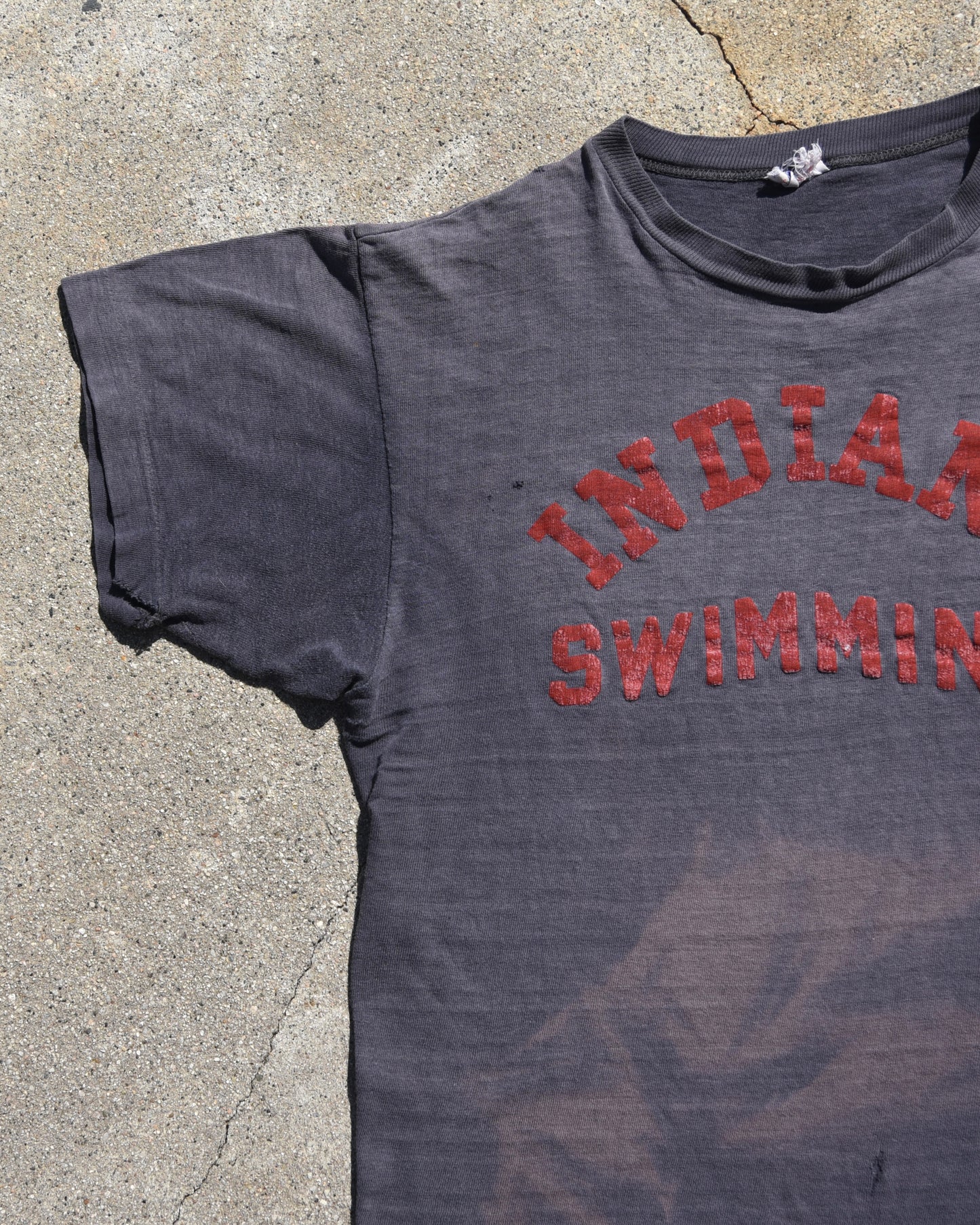 1950s Sun Faded Indiana Swimming Tshirt