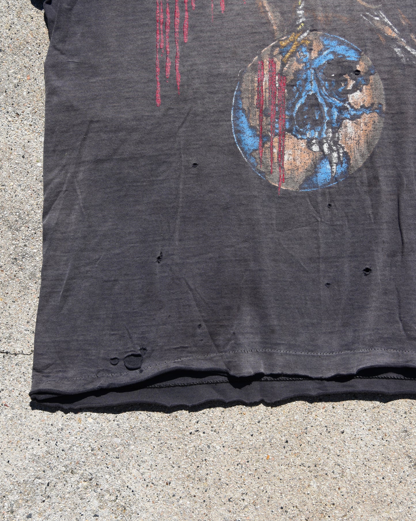 1994 Thrashed and Sun Faded Metallica Summer Tour Tshirt