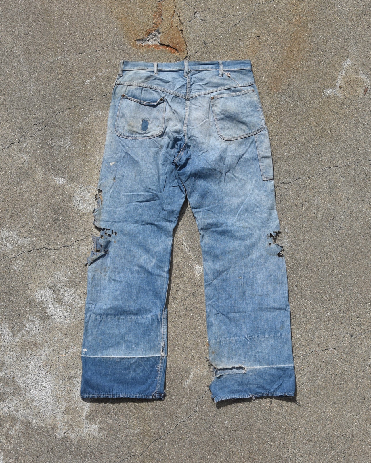 1950s Thrashed Carpenter Denim Jeans