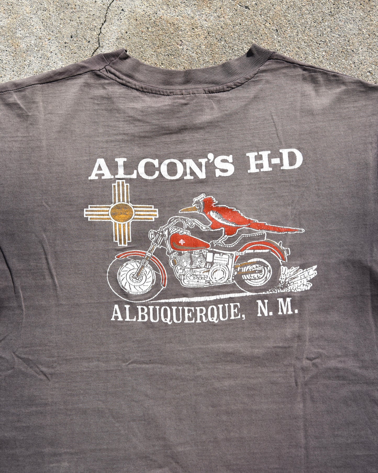 1980s Sun Faded Harley Davidson Tshirt