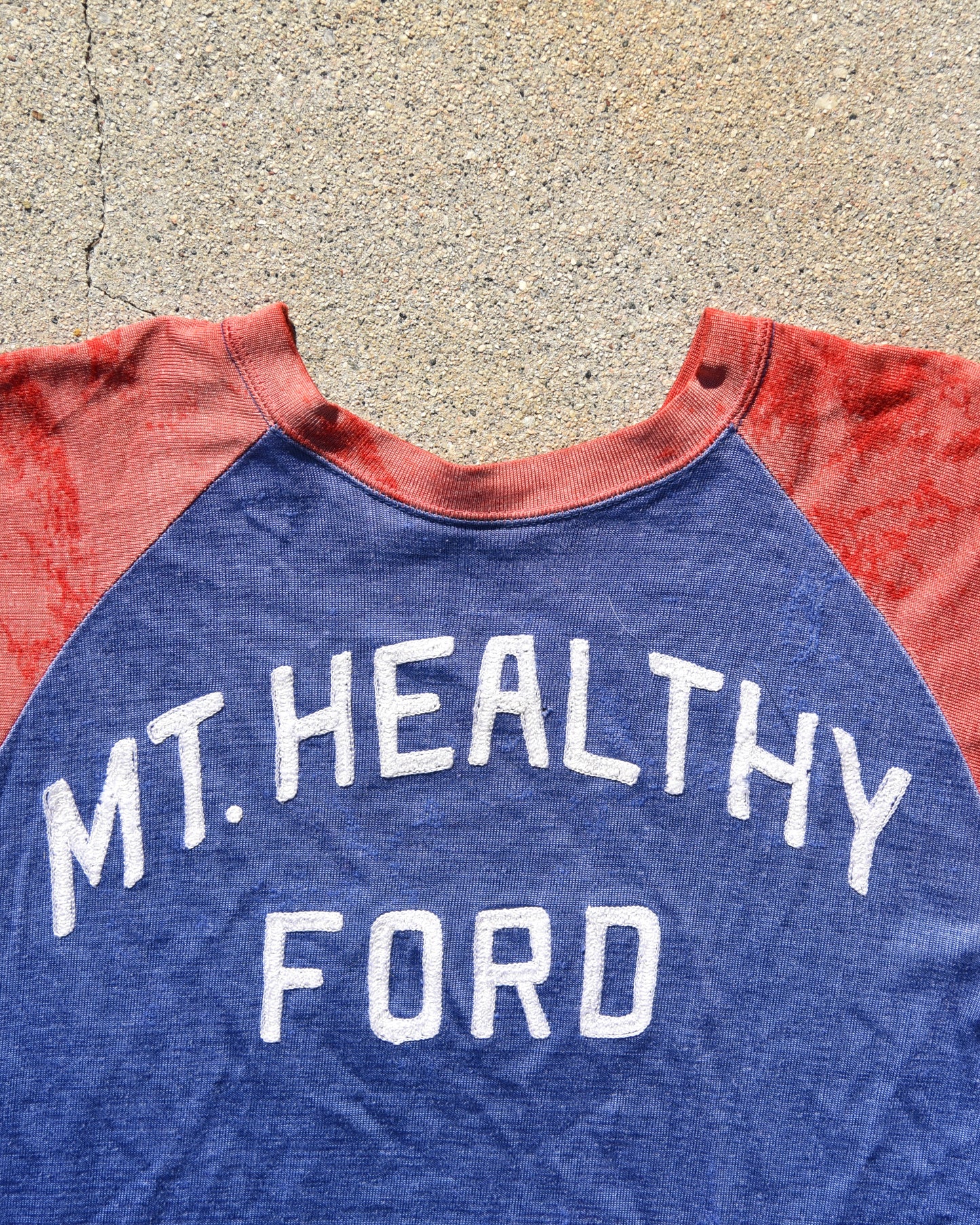 1950s Mt. Healthy Ford Two Tone Durene Jersey