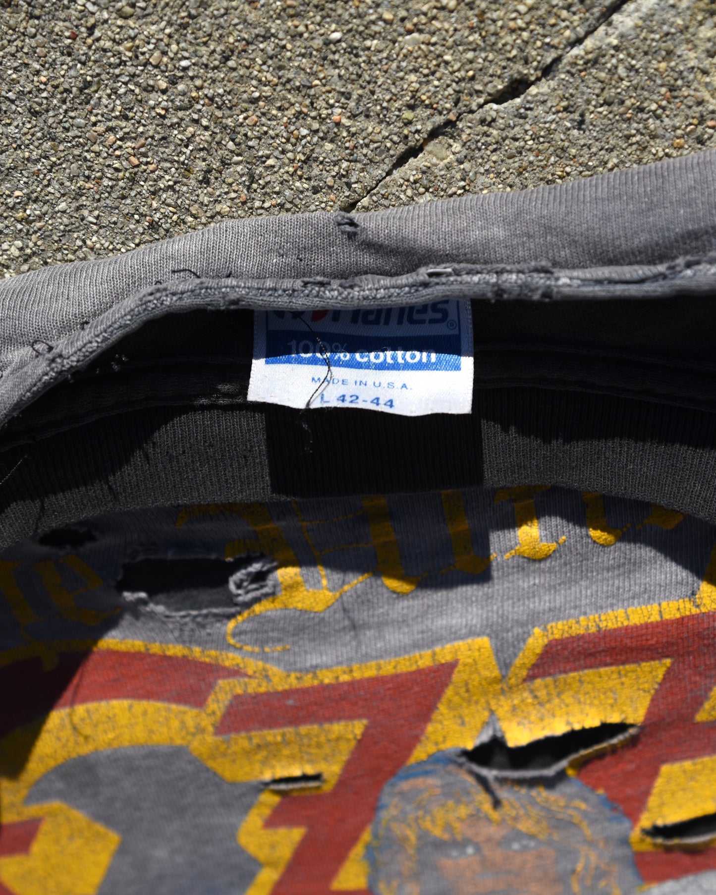 1980s Ozzy Osbourne The Ultimate Tour Tshirt - Thrashed and Repaired