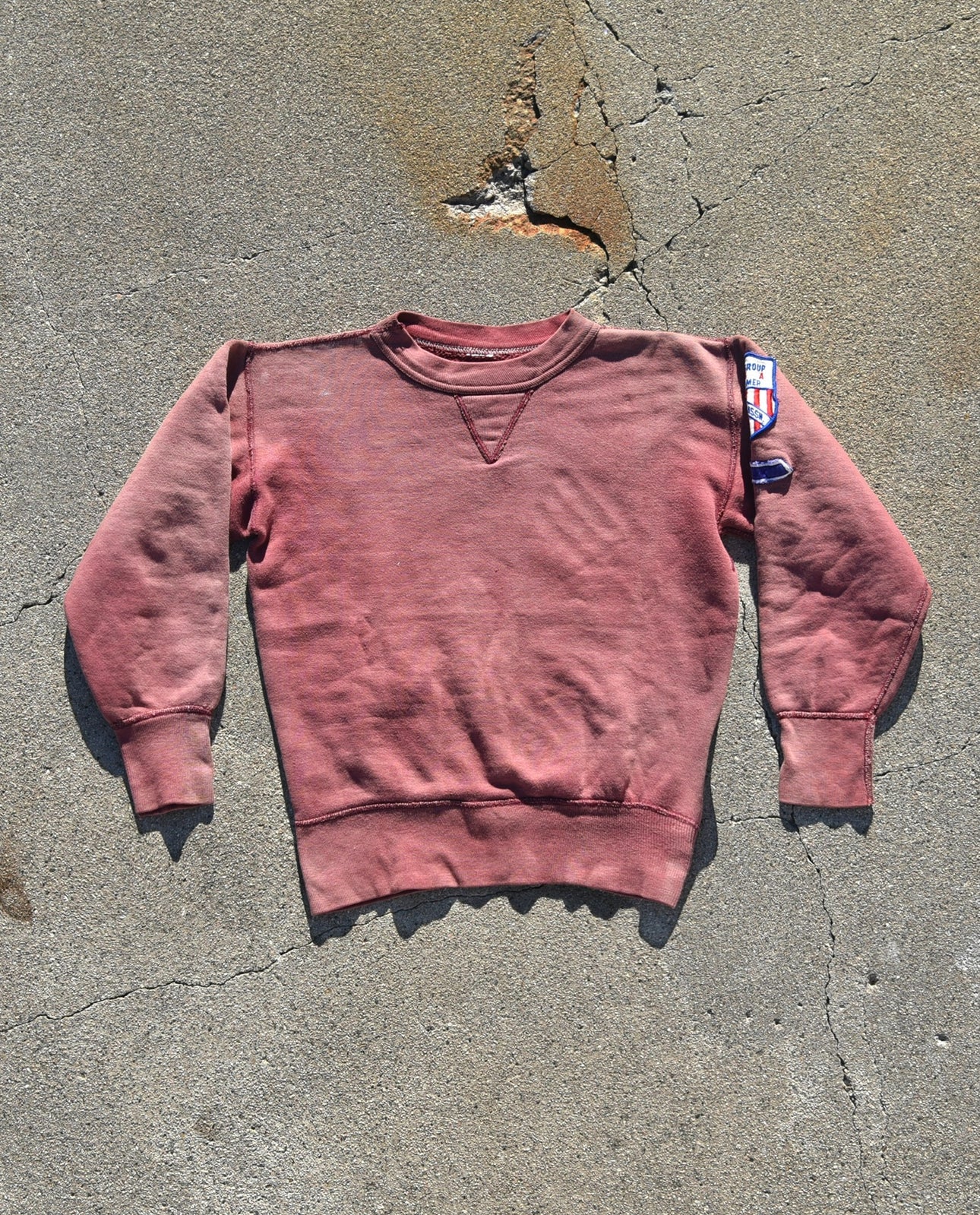 1950s Single V De Anza Sweatshirt - Sun Faded
