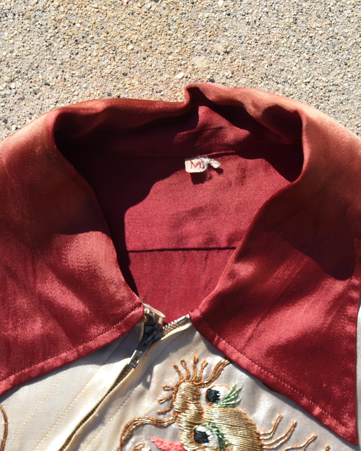 1950s Japanese Sukajan Satin Shirt