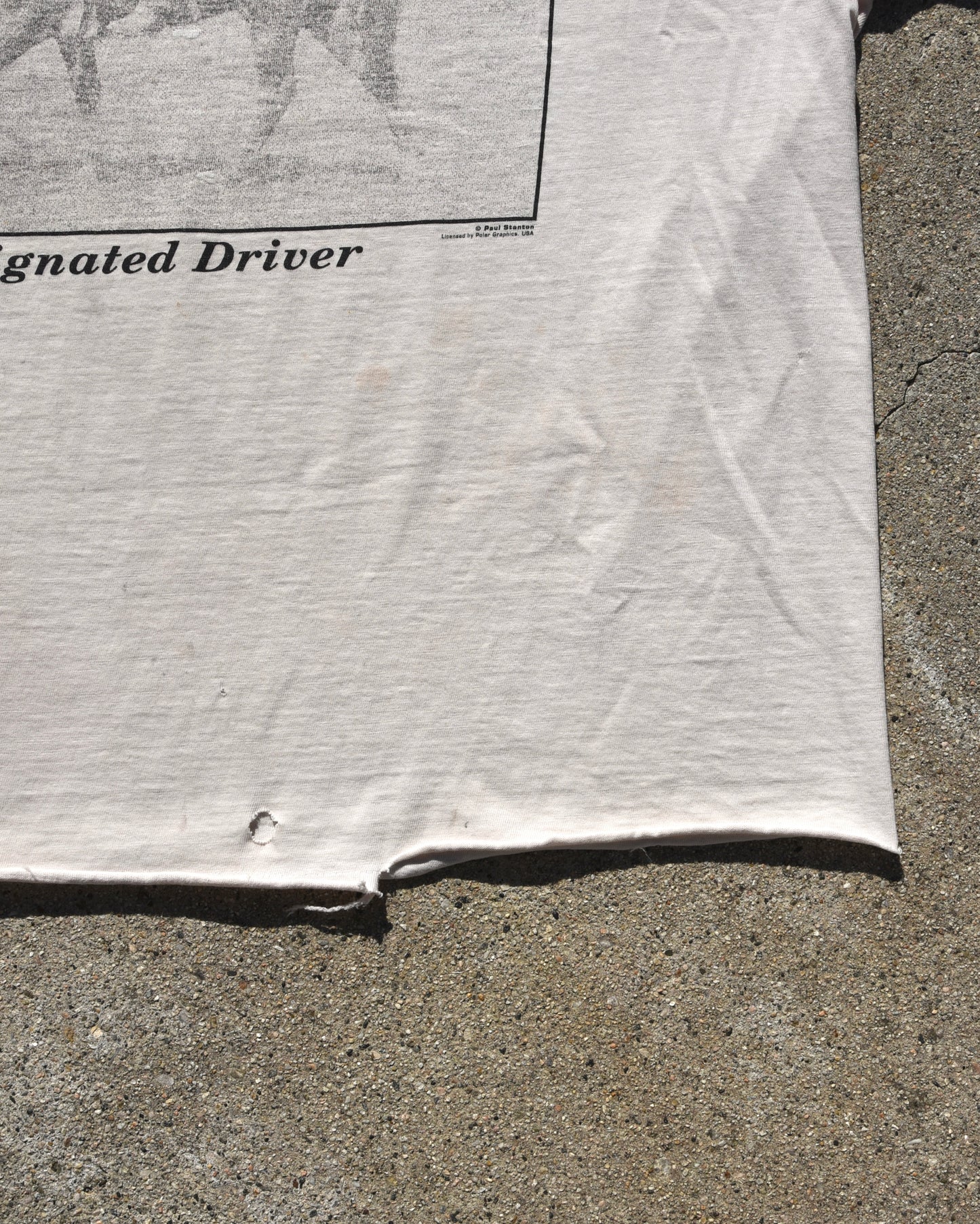 Y2K Thrashed Designated Driver Cowboy Tshirt