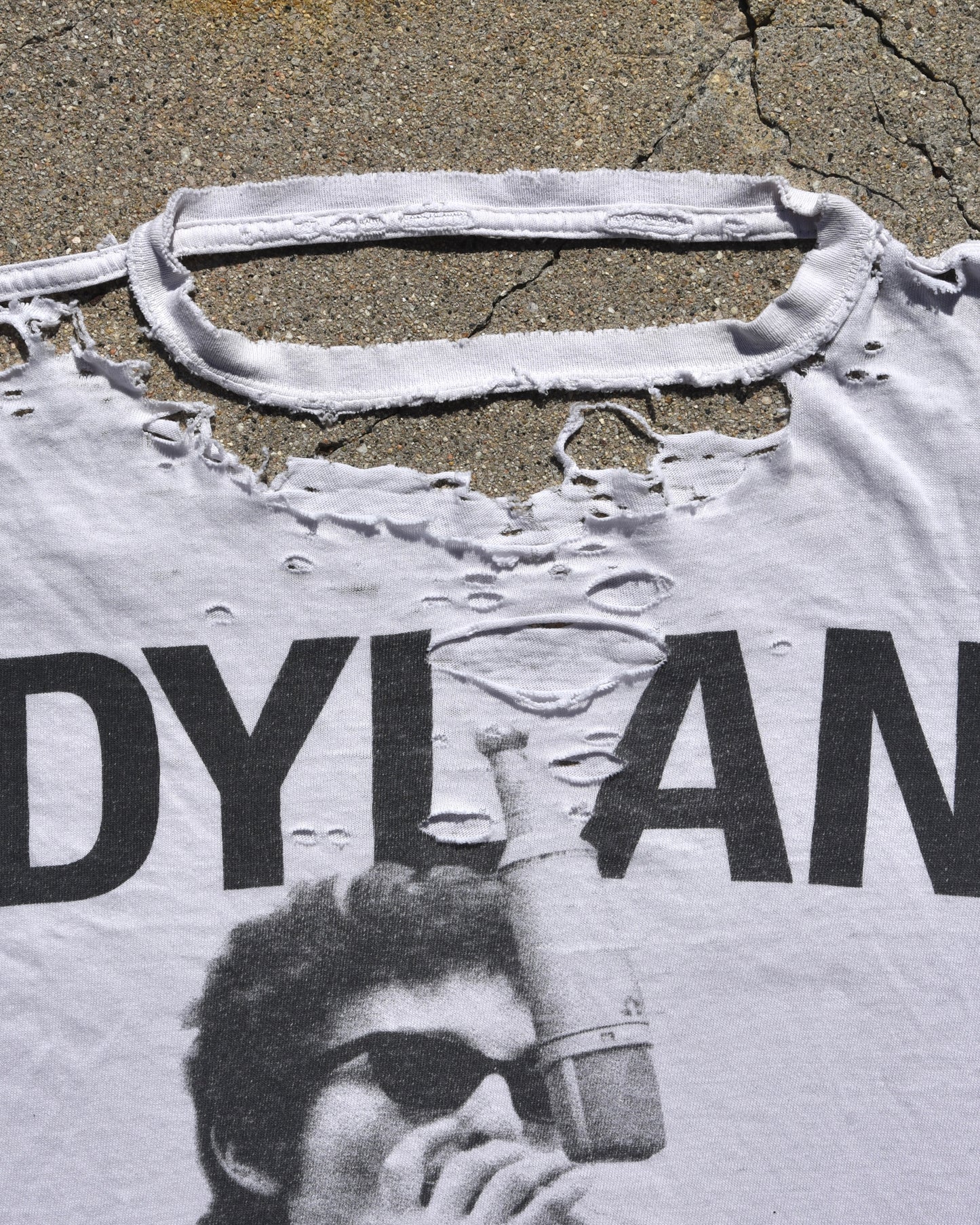 Y2K Thrashed Bob Dylan Tshirt
