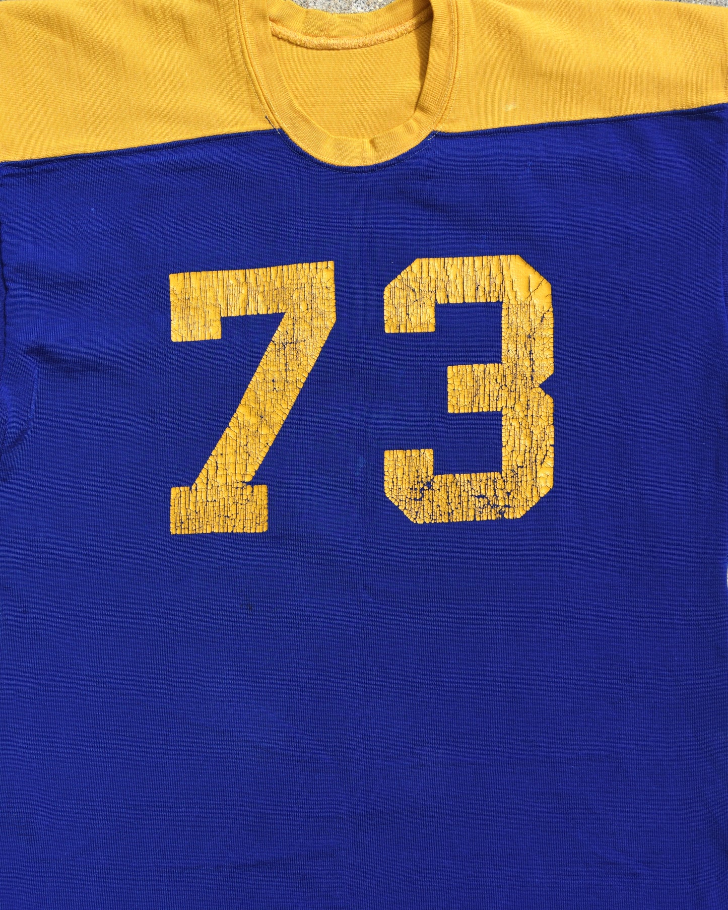 1960s Two-Tone Cotton Football Jersey