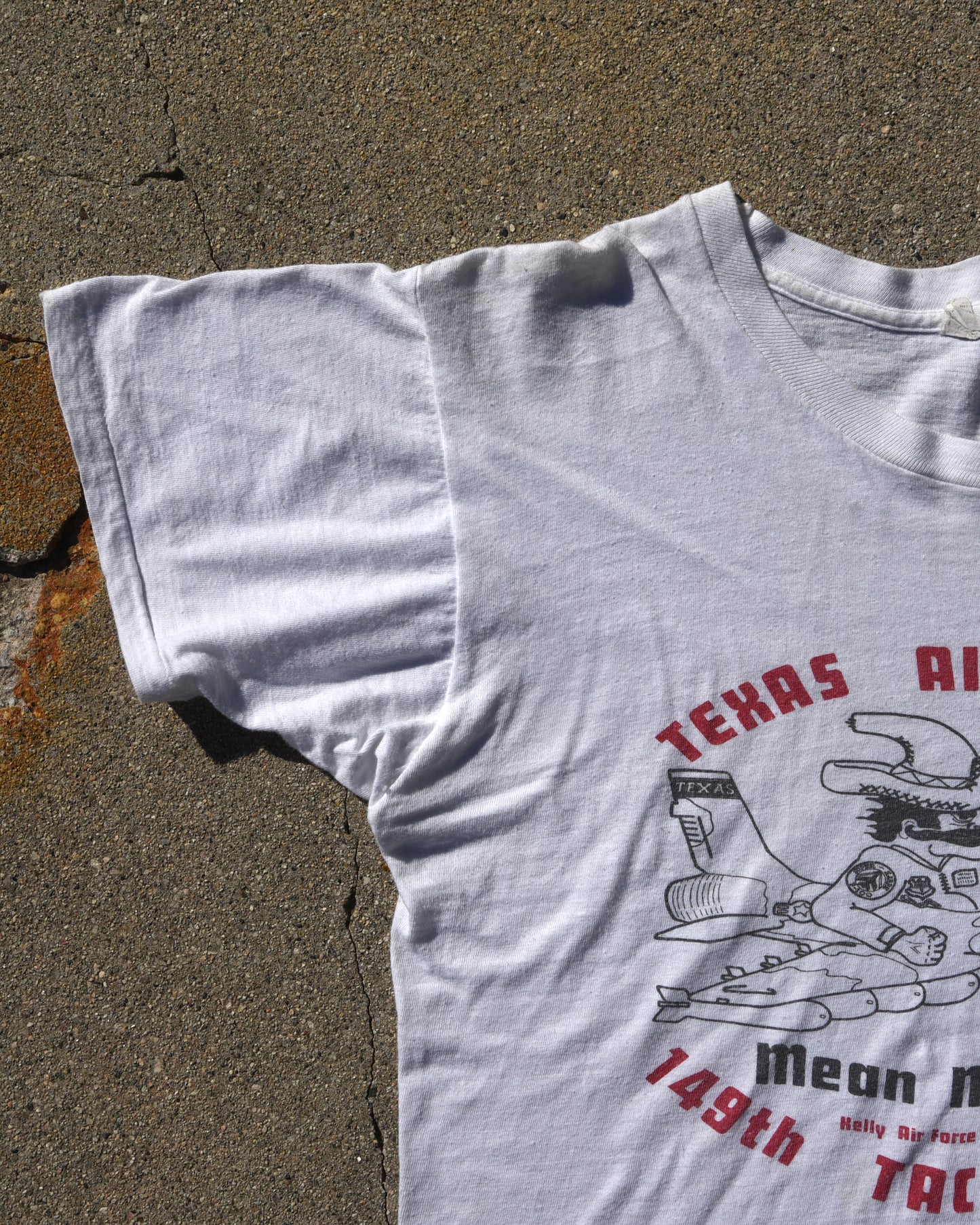 1960s Texas Air Guard Mean Machos Military Tshirt