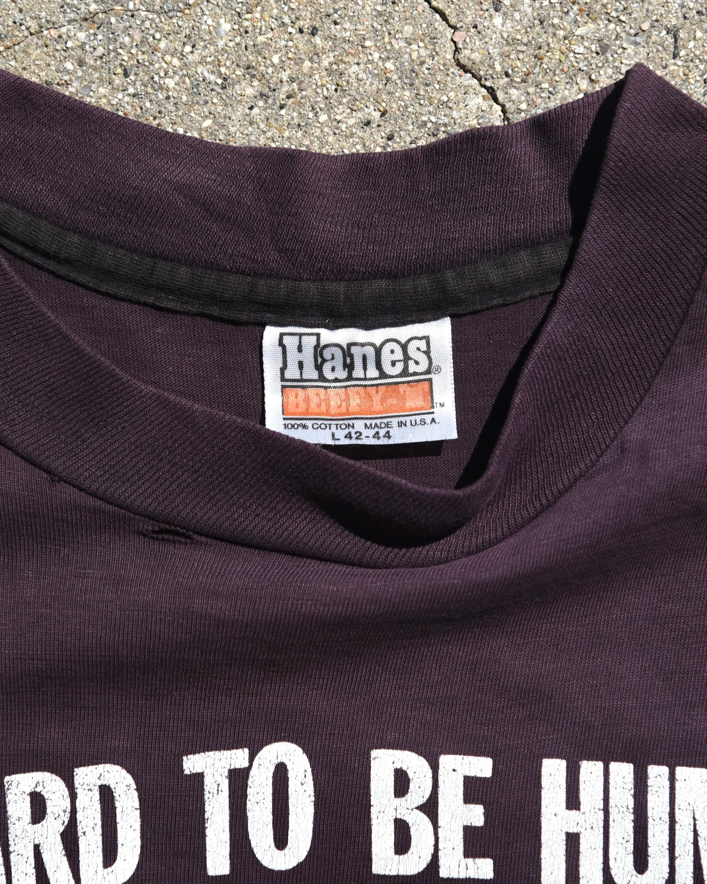 1970s Sun Faded It’s Hard To Be Humble Harley Tshirt