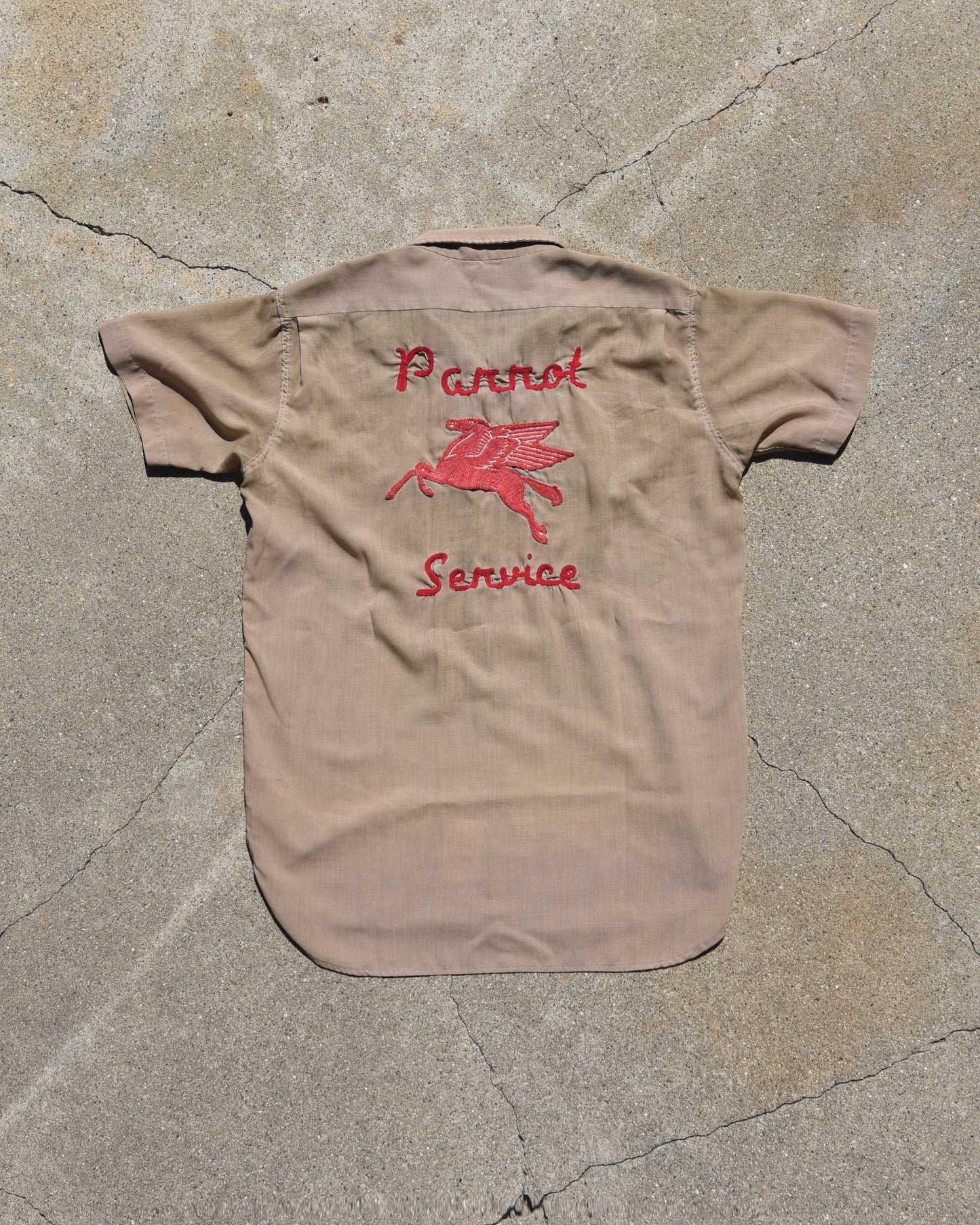 1950s Parrot Service Work Shirt