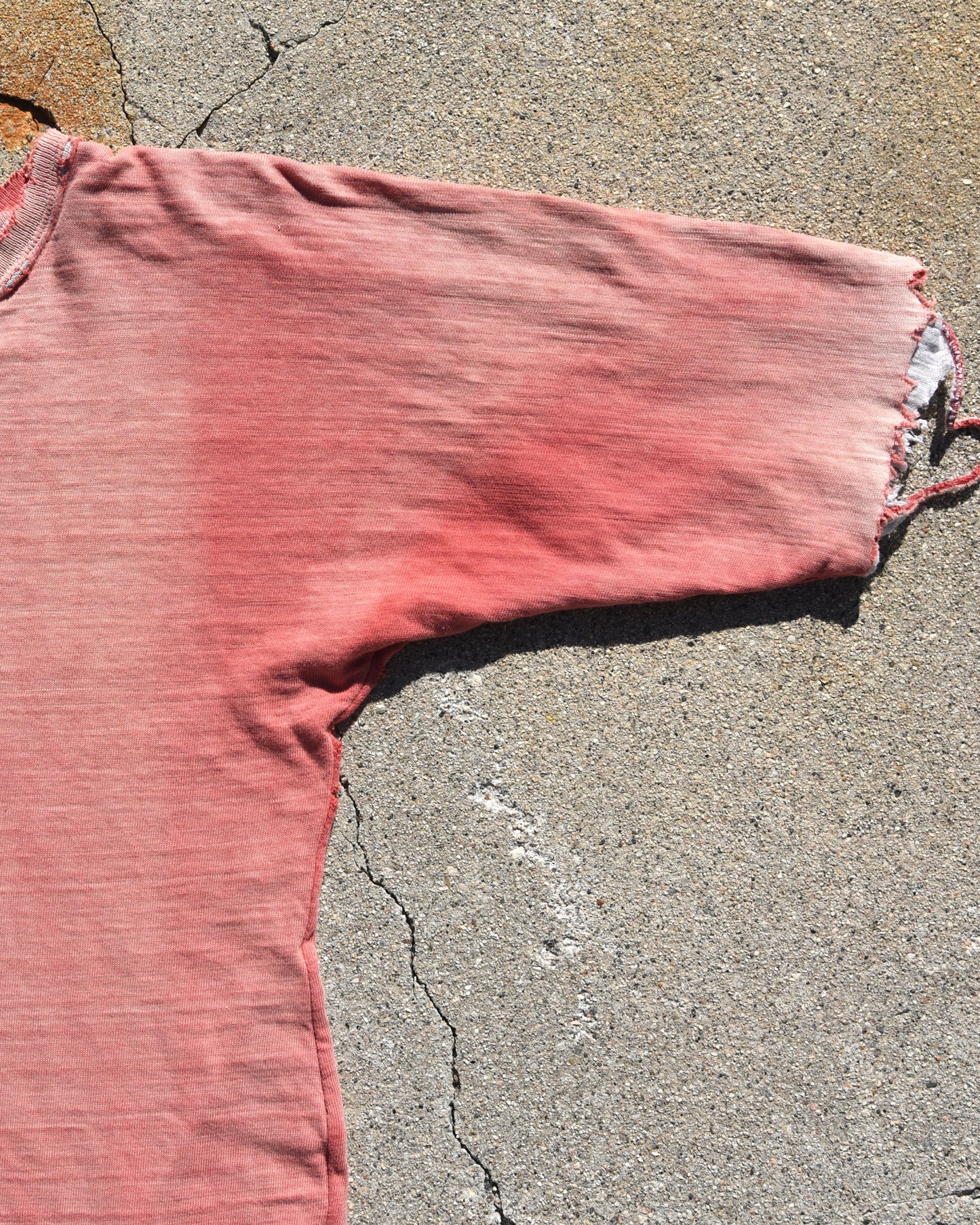 1950s Thrashed and Sun Faded Double Face Tshirt