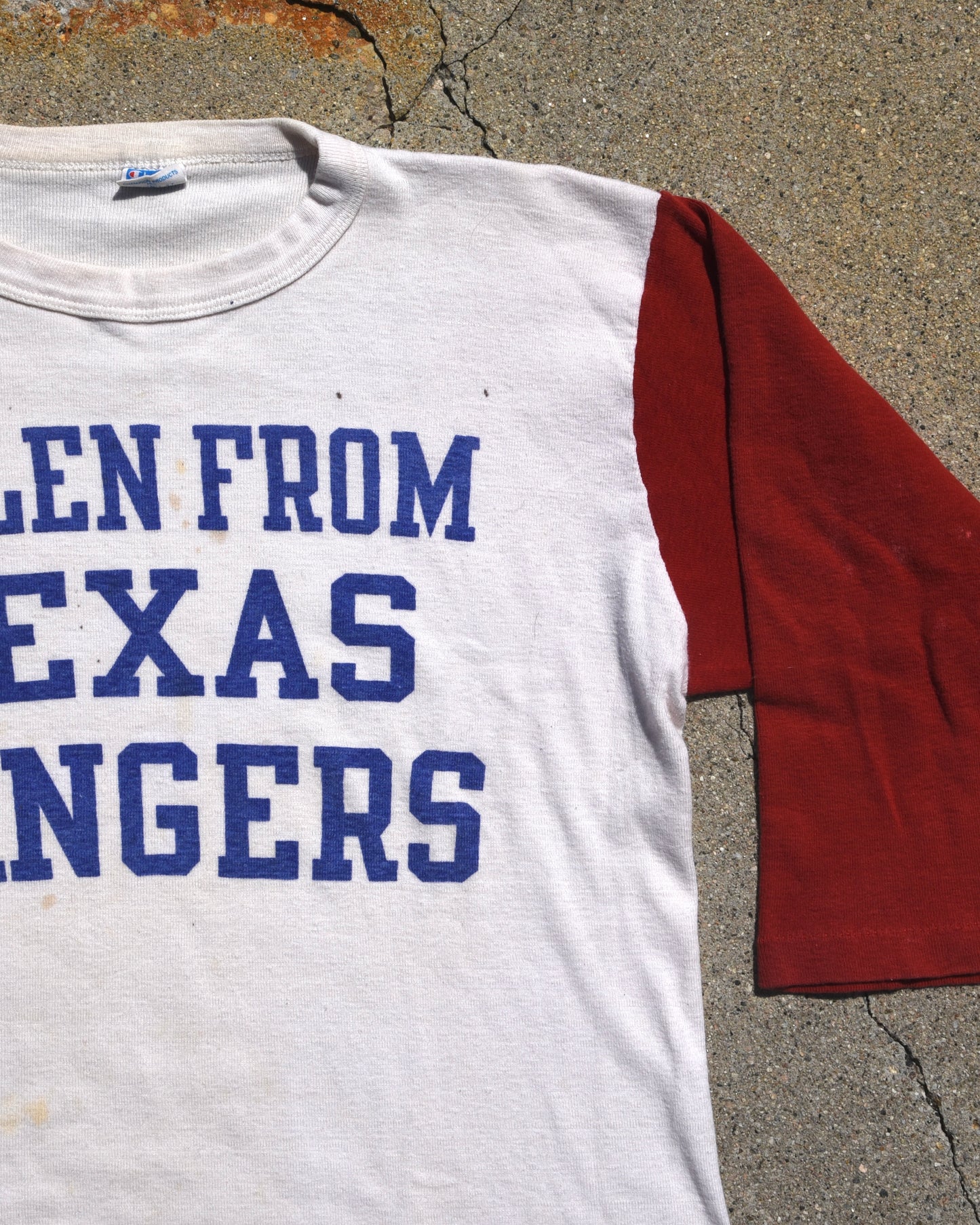 1970s Stolen From Texas Rangers Raglan Tshirt