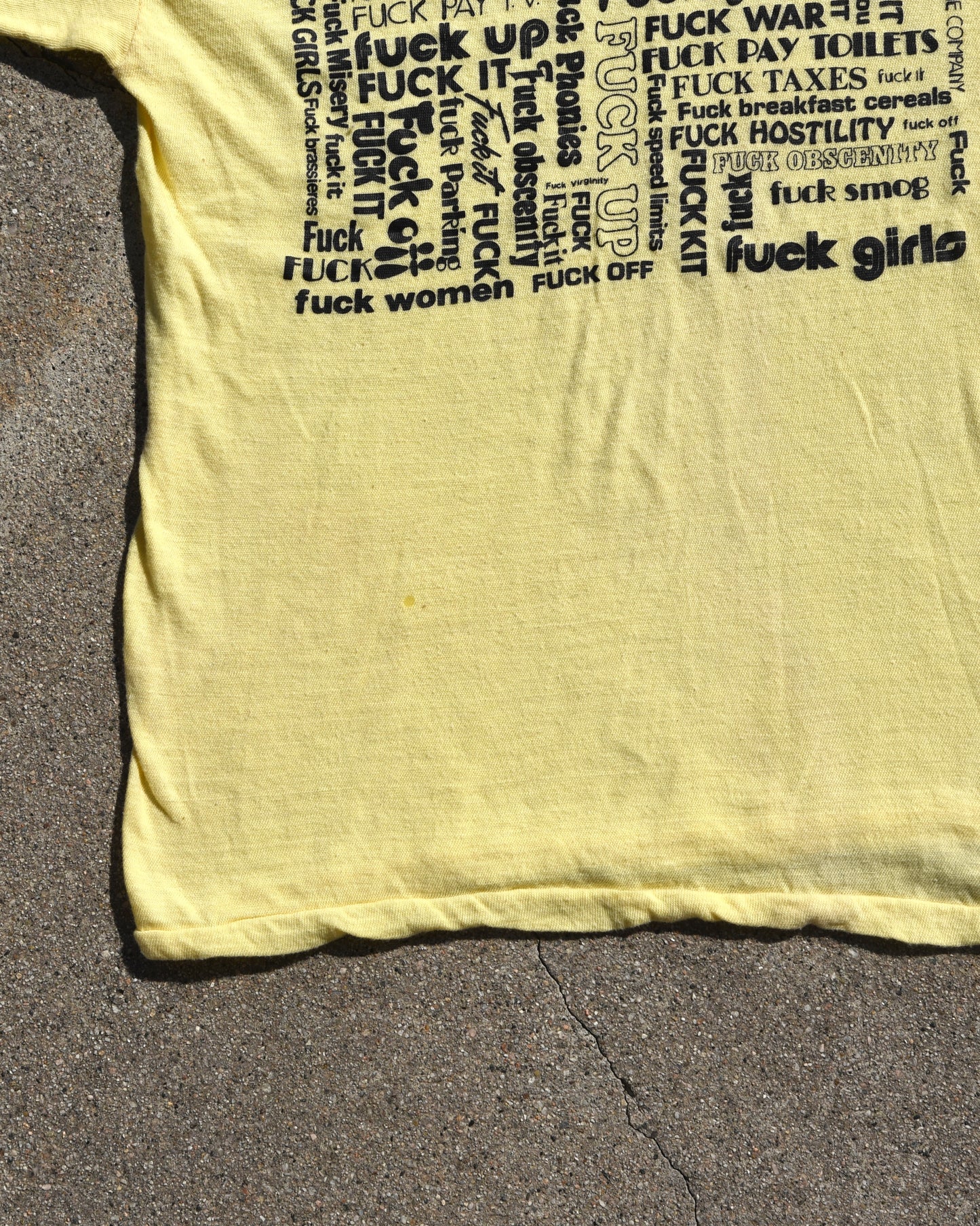 1970s Fuck Everything Tshirt