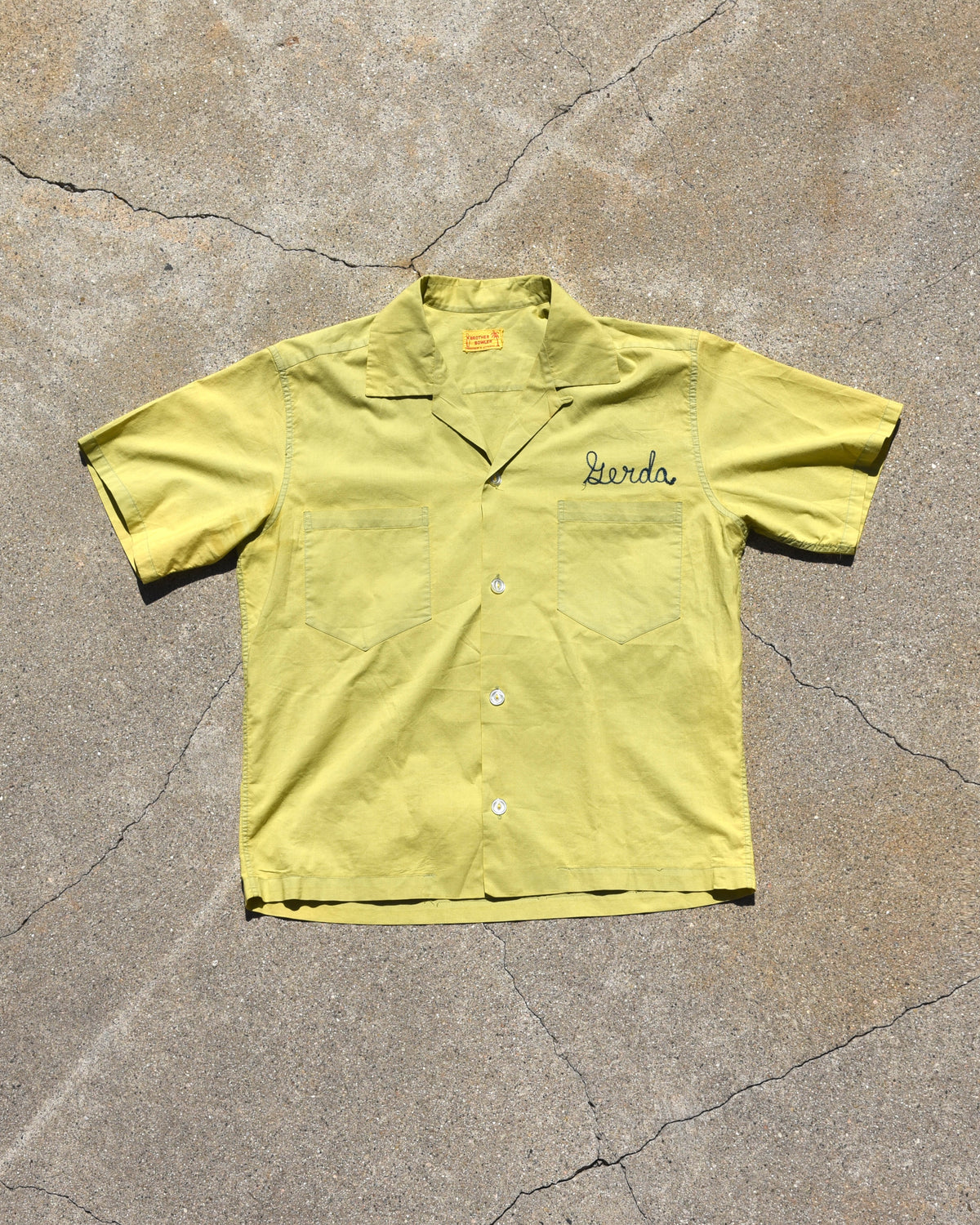 1950s Chainstitched First Flight Bowling Shirt