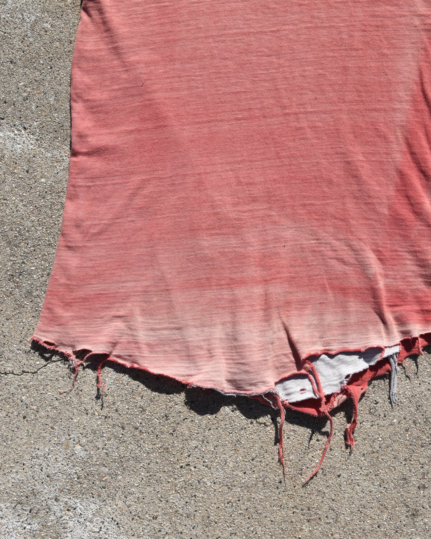 1950s Thrashed and Sun Faded Double Face Tshirt
