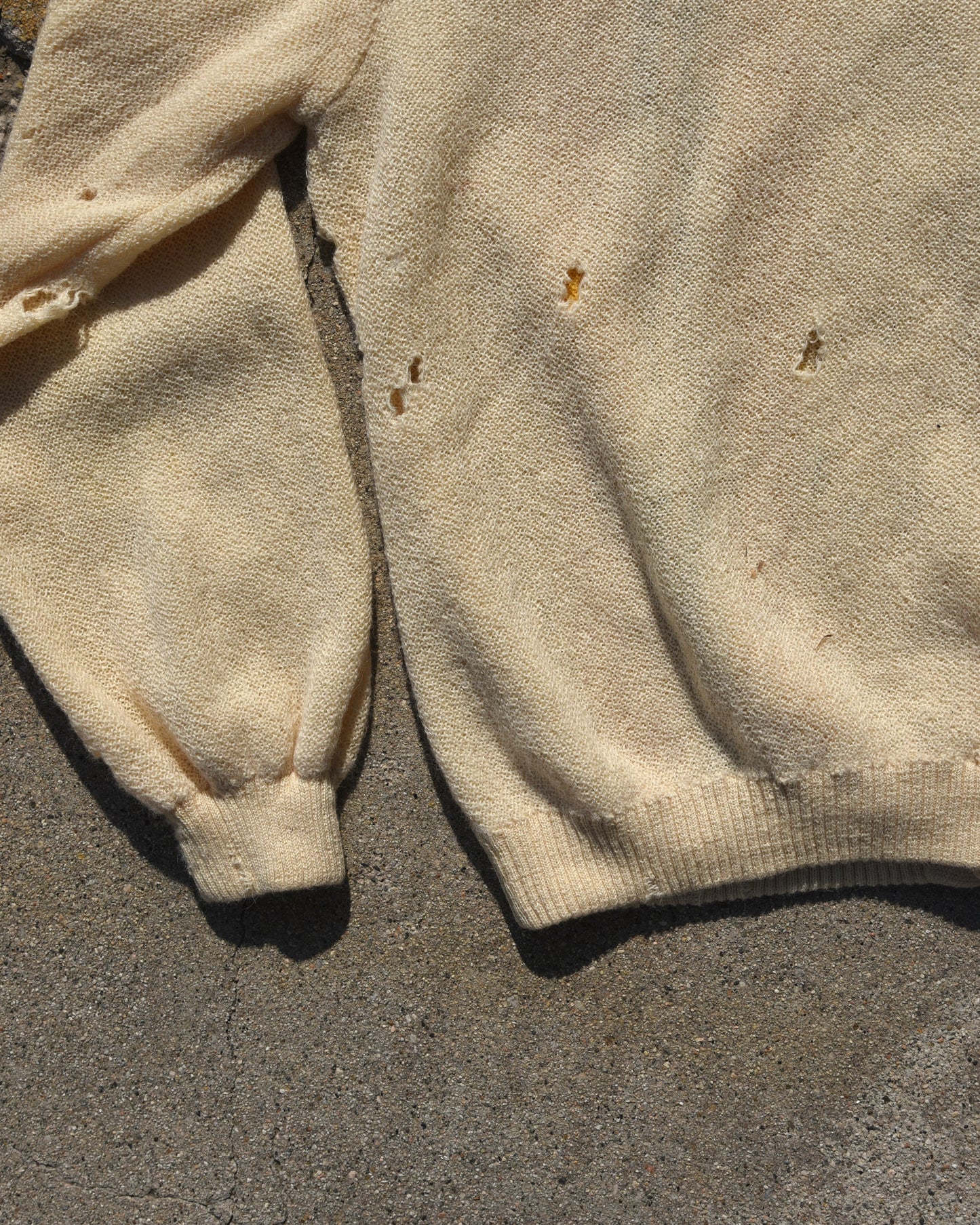 1940s Frost Bros Thrashed Wool Cardigan