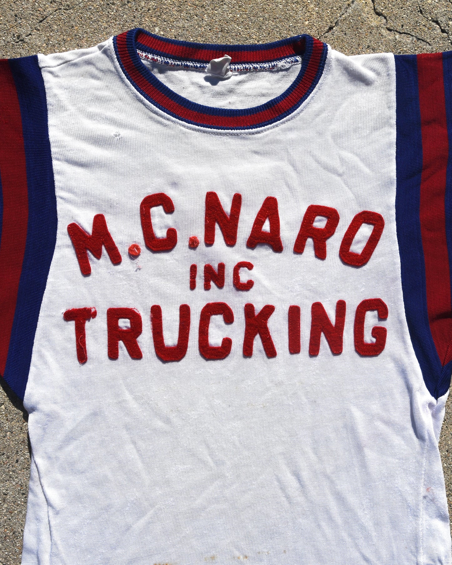 1950s M.C. Naro Inc Trucking Durene Jersey