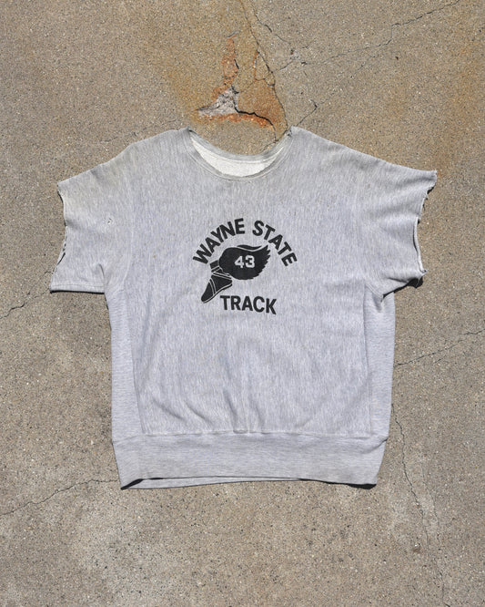 1990s Champion Reverse Weave Wayne State Track Sweatshirt