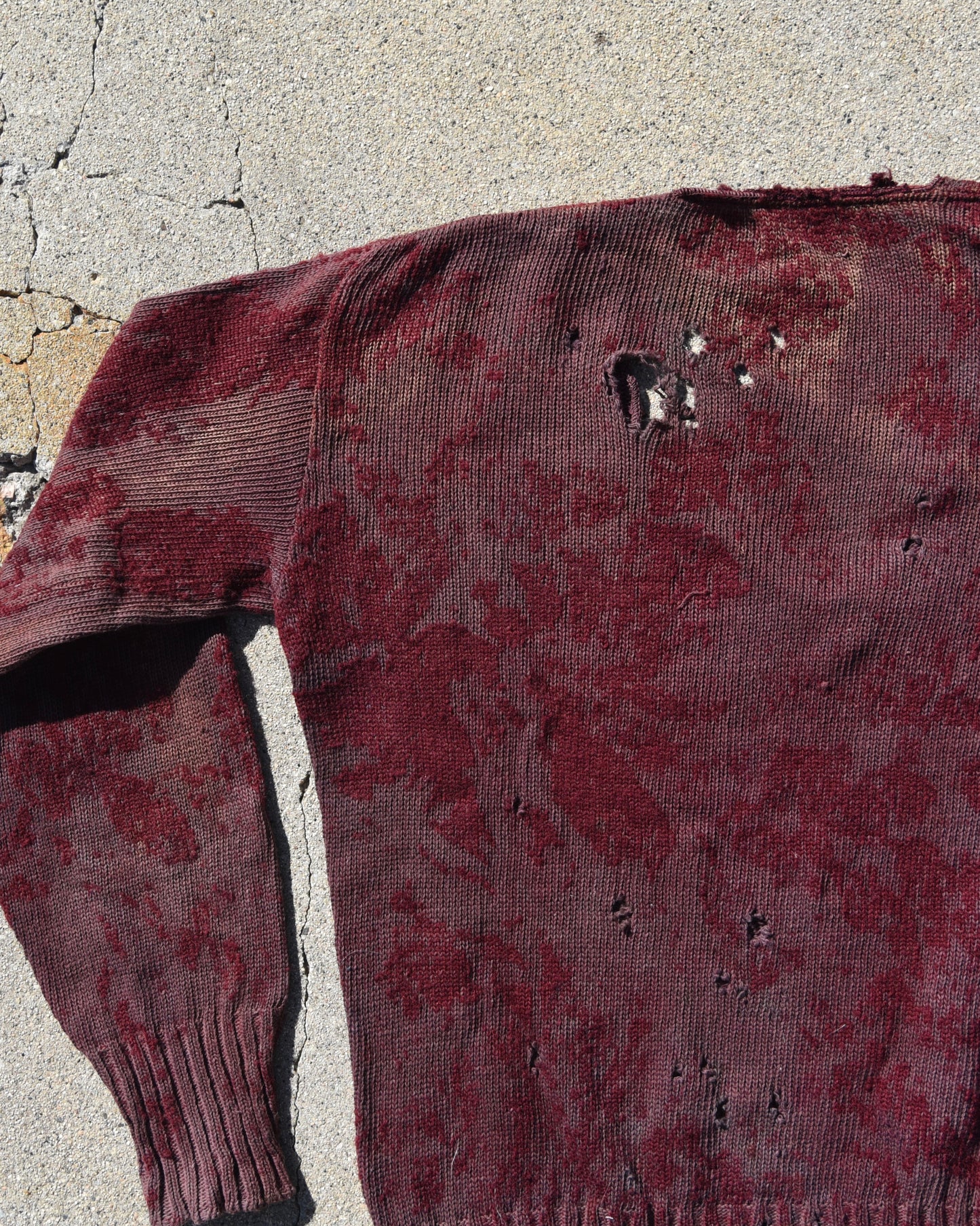 1940s Wool Knit Sweatshirt